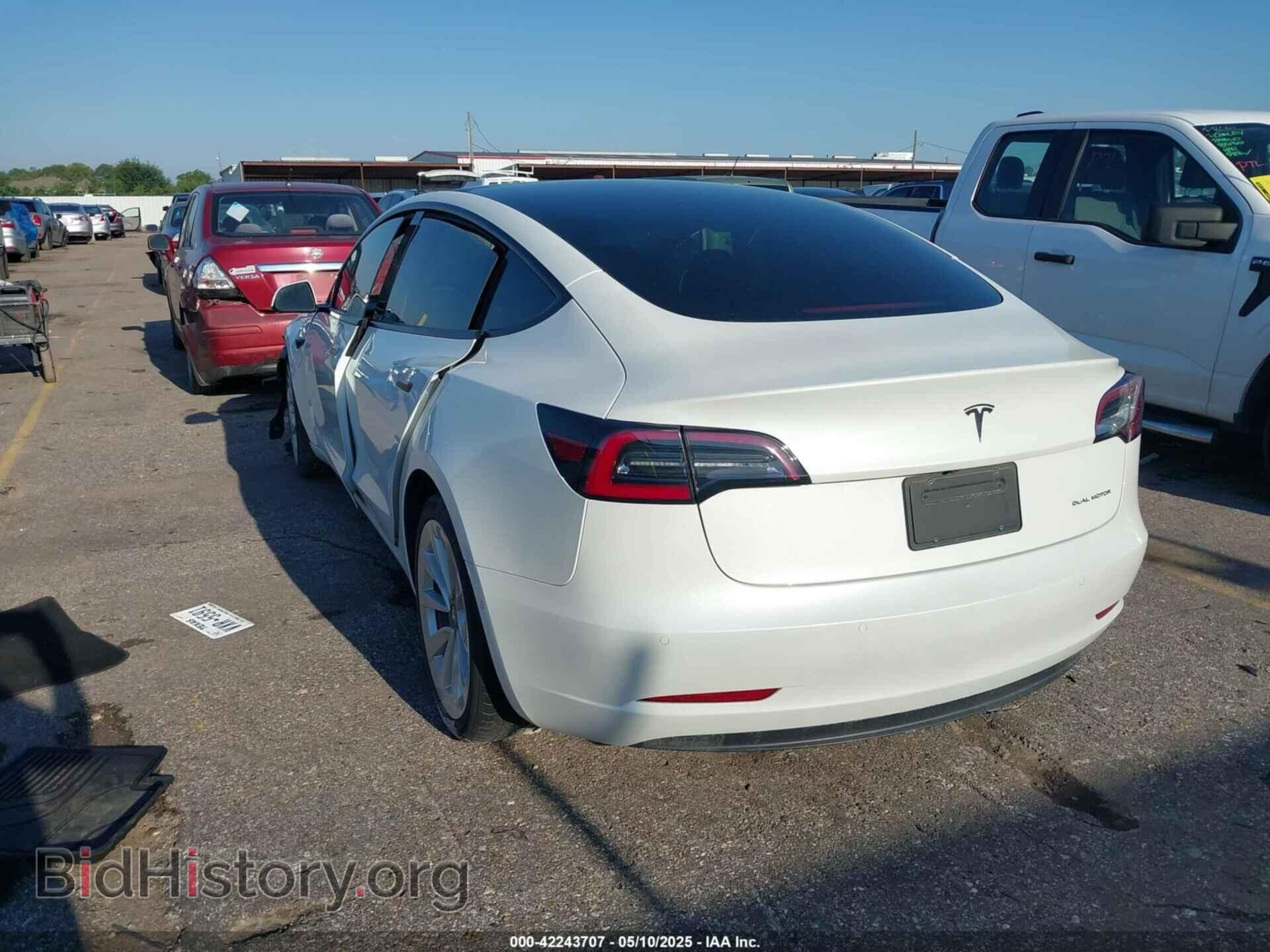 2022 TESLA MODEL 3 - VIN: 5YJ3E1EB2NF137030 - Фото 3