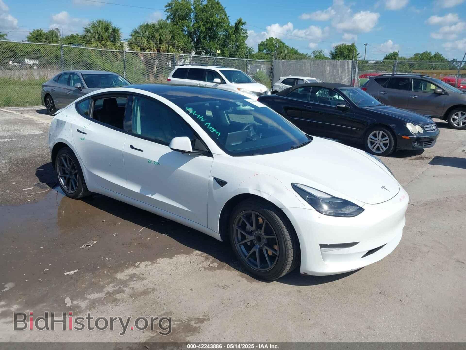 Фотография 5YJ3E1EA2NF148570 - TESLA MODEL 3 2022