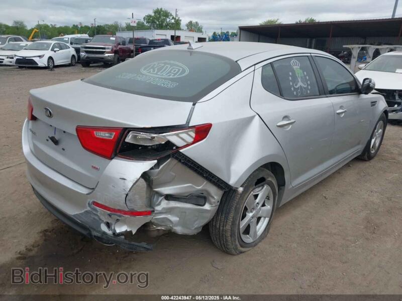 2014 Kia OPTIMA (VIN KNAGM4A79E5493996) — фото 4 из 12