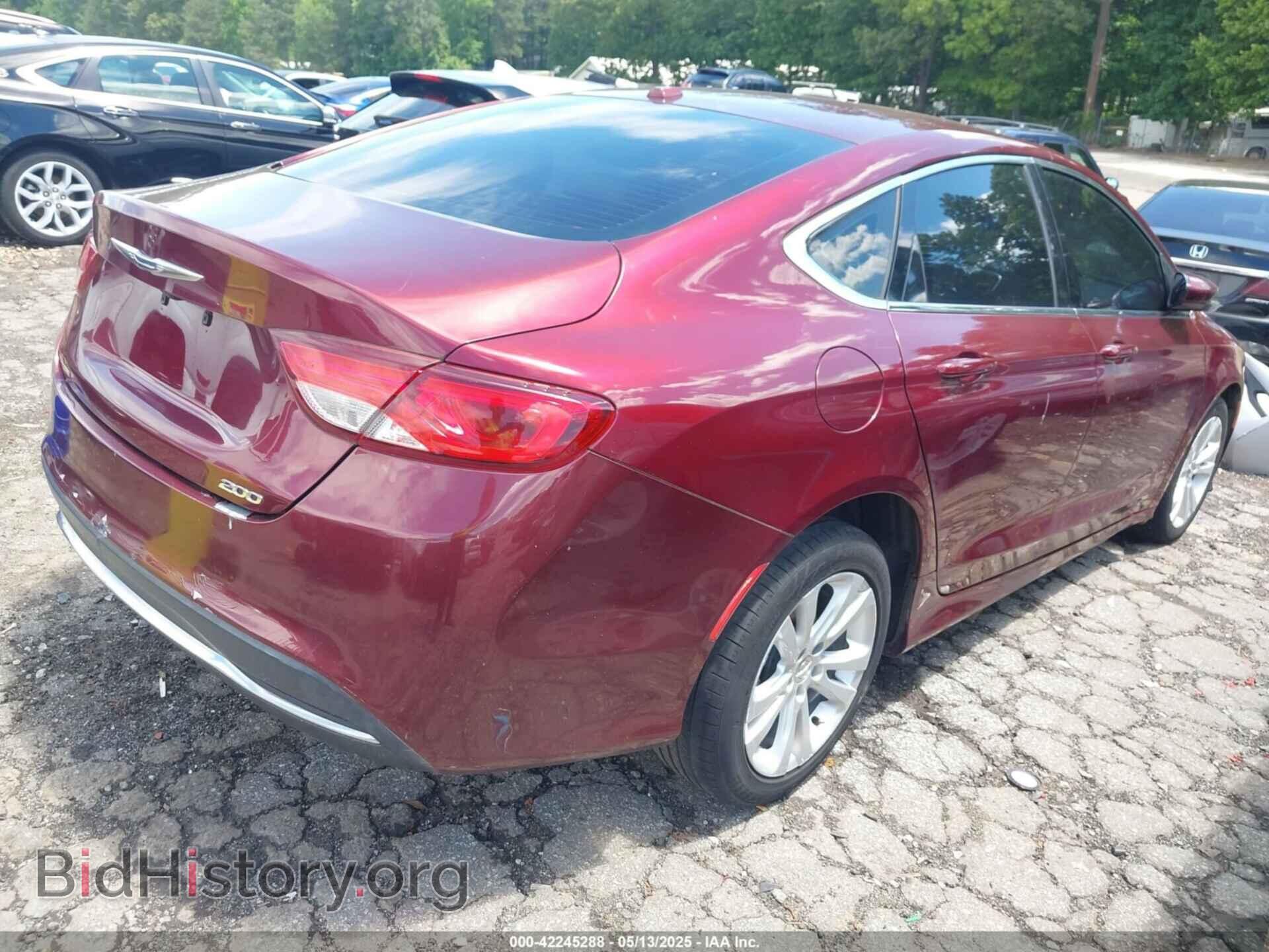 2015 CHRYSLER 200 - VIN: 1C3CCCAB9FN674850 - Фото 4