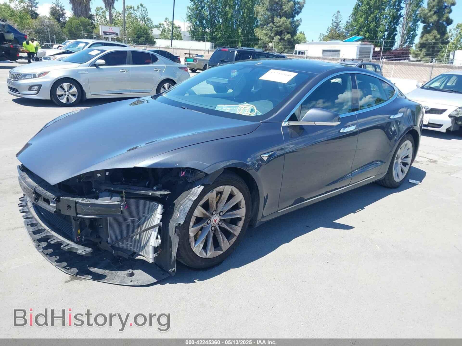 2017 TESLA MODEL S - VIN: 5YJSA1E18HF215166 - Фото 2