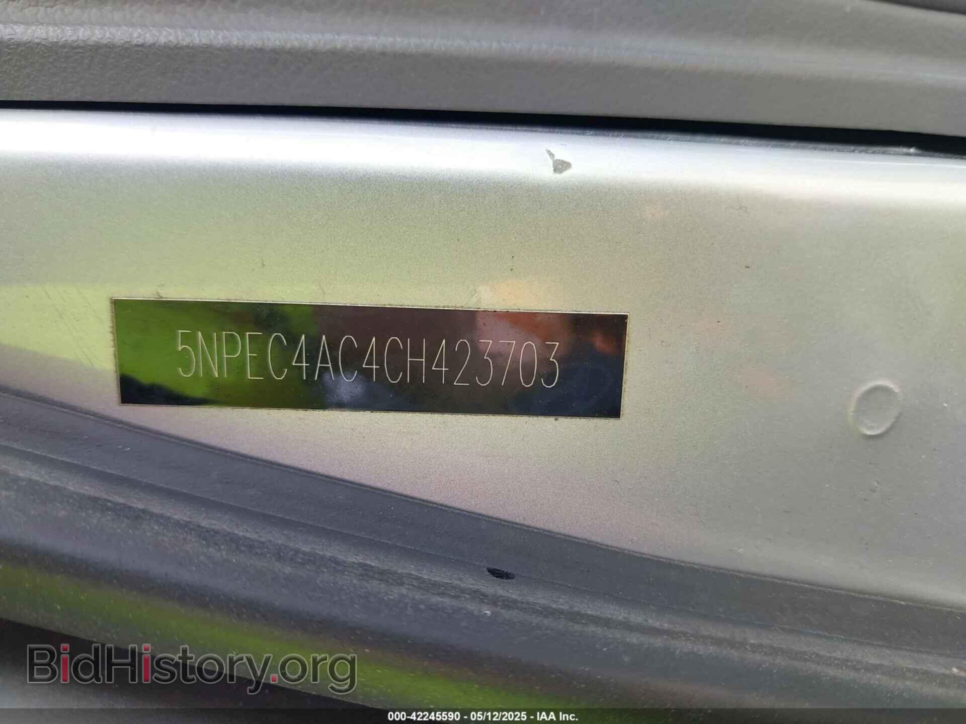 2012 HYUNDAI SONATA - VIN: 5NPEC4AC4CH423703 - Фото 9
