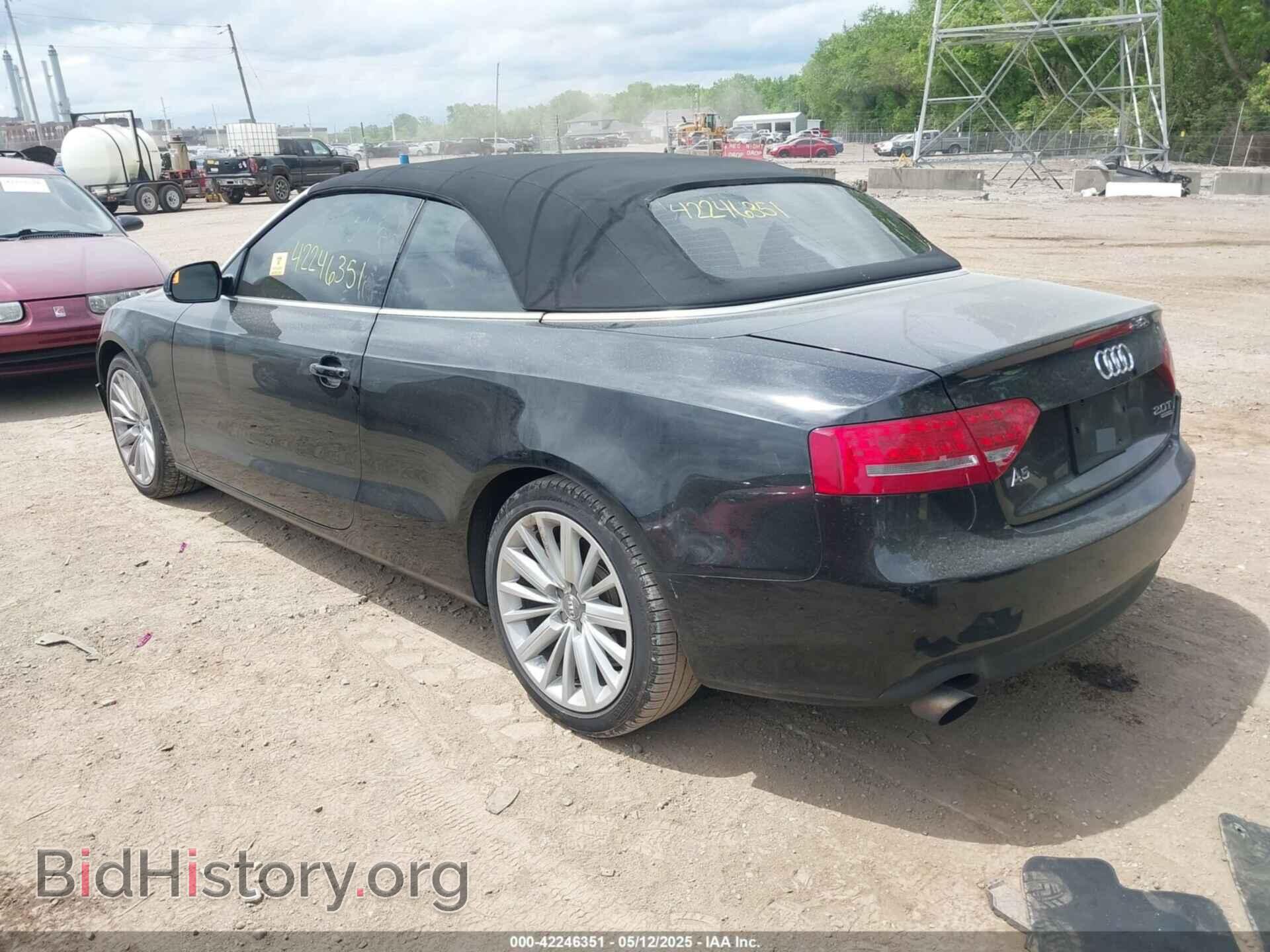 2012 AUDI A5 - VIN: WAULFAFH2CN000780 - Фото 3