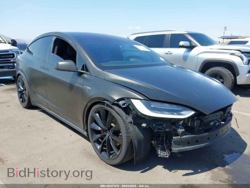 2016 Tesla MODEL X 60d/P100D/P90D (VIN 5YJXCAE47GF005120) — фото 1 из 19, IAAI, повреждение: левая передняя часть