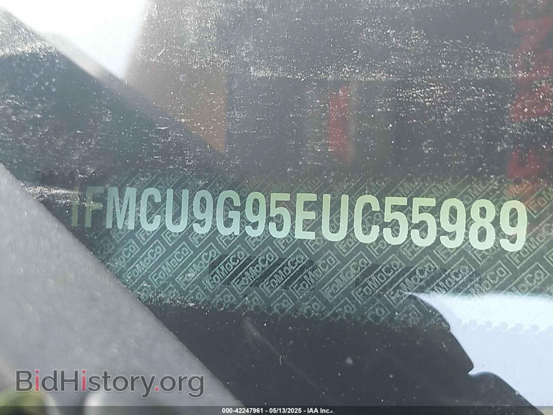 2014 FORD ESCAPE - VIN: 1FMCU9G95EUC55989 - Фото 9