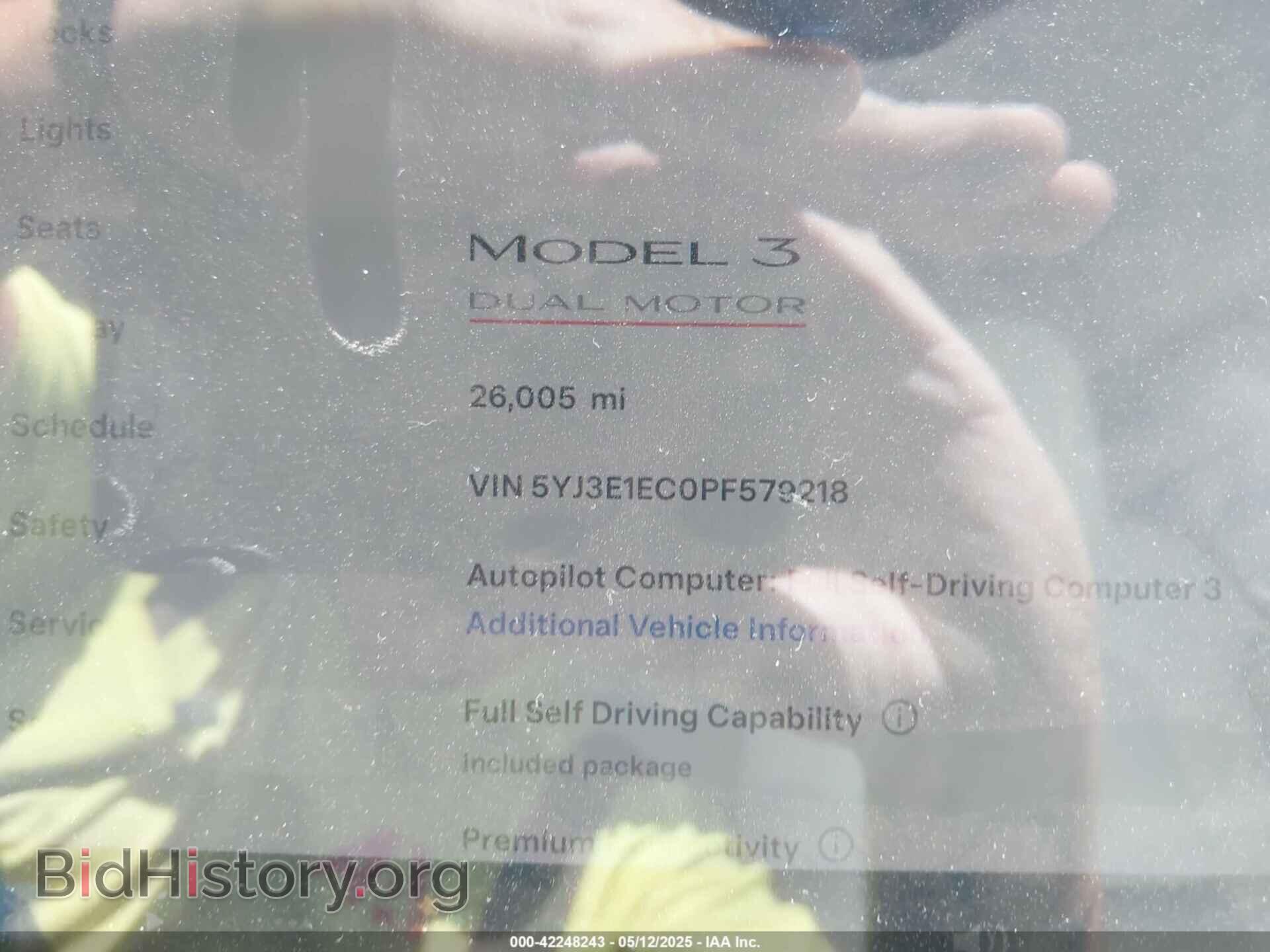 2023 TESLA MODEL 3 - VIN: 5YJ3E1EC0PF579218 - Фото 7