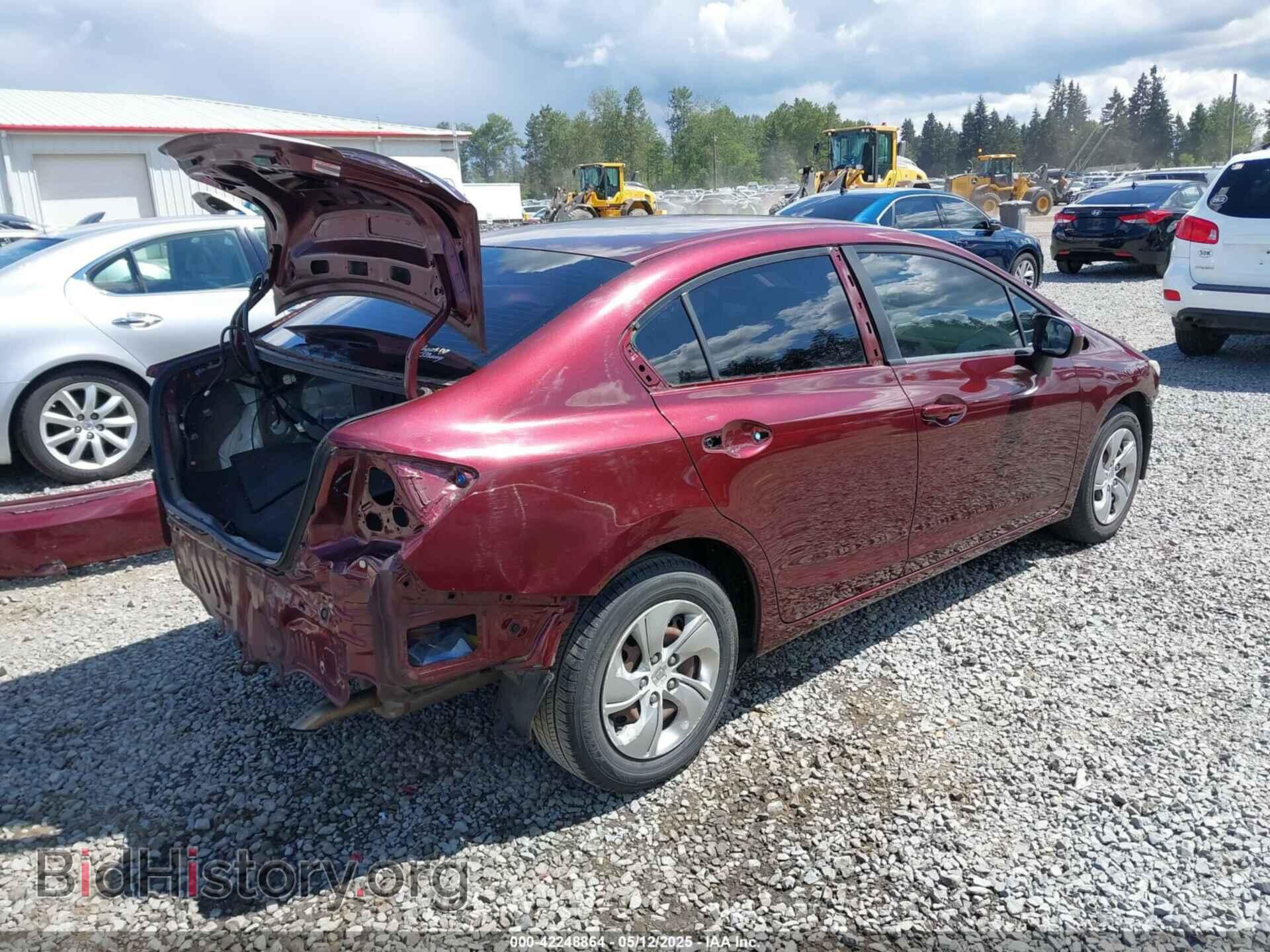 2014 HONDA CIVIC - VIN: 19XFB2F5XEE049823 - Фото 4