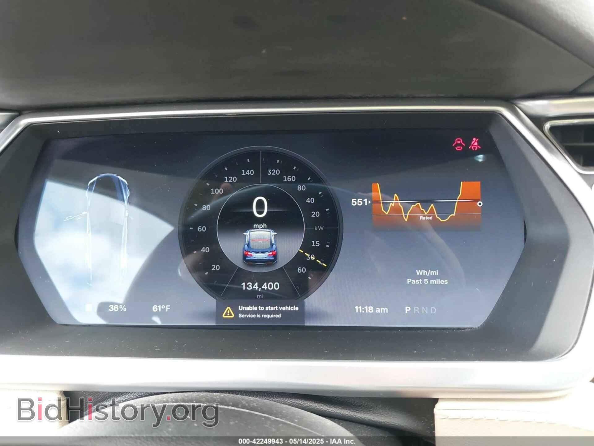2013 TESLA MODEL S - VIN: 5YJSA1CN1DFP05559 - Фото 7