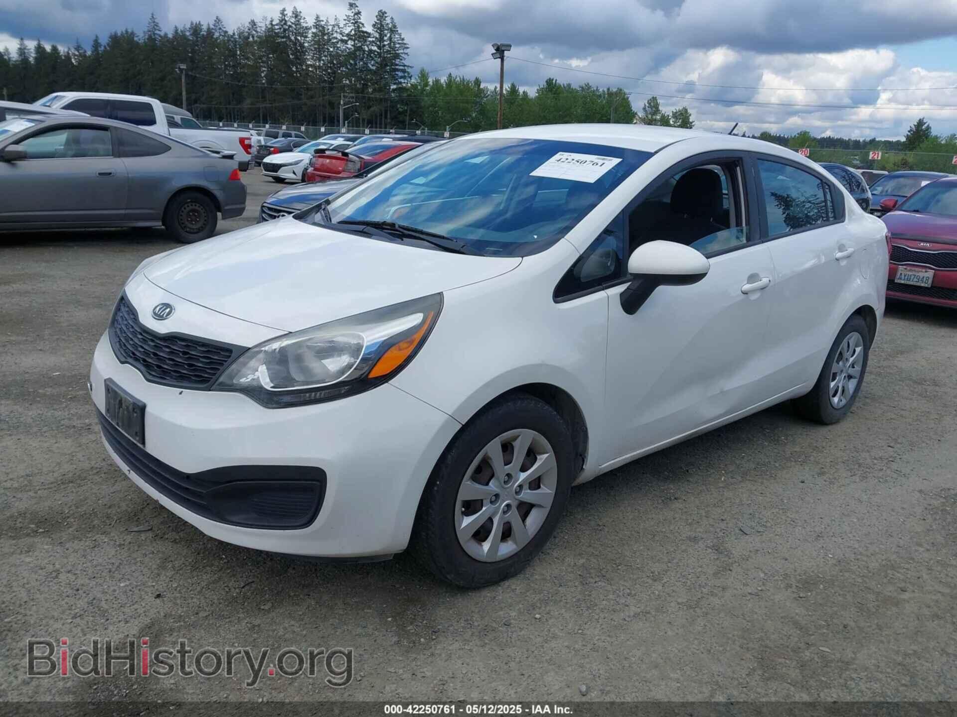 2012 KIA RIO - VIN: KNADM4A30C6041927 - Фото 2