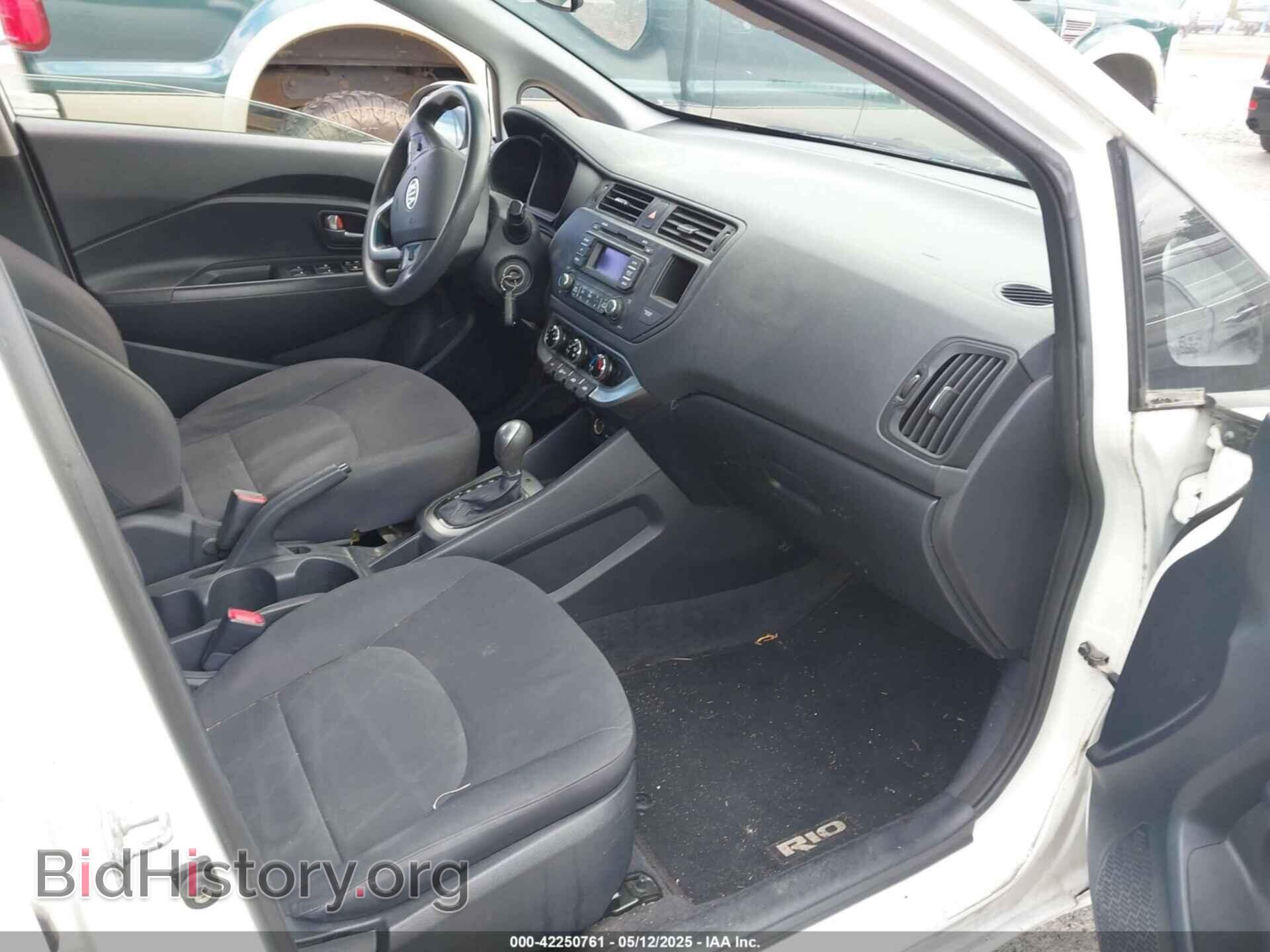 2012 KIA RIO - VIN: KNADM4A30C6041927 - Фото 5