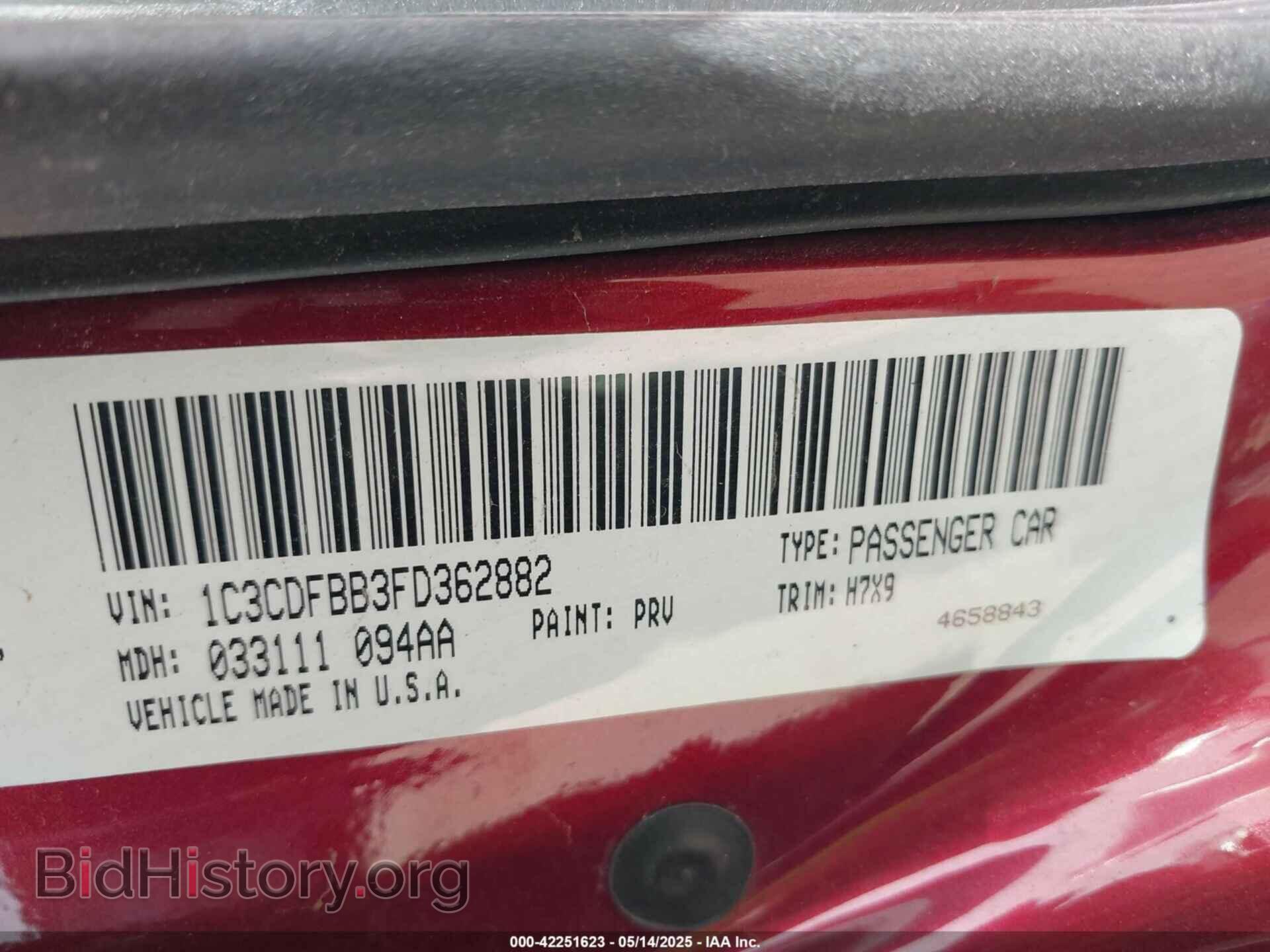 2015 DODGE DART - VIN: 1C3CDFBB3FD362882 - Фото 9