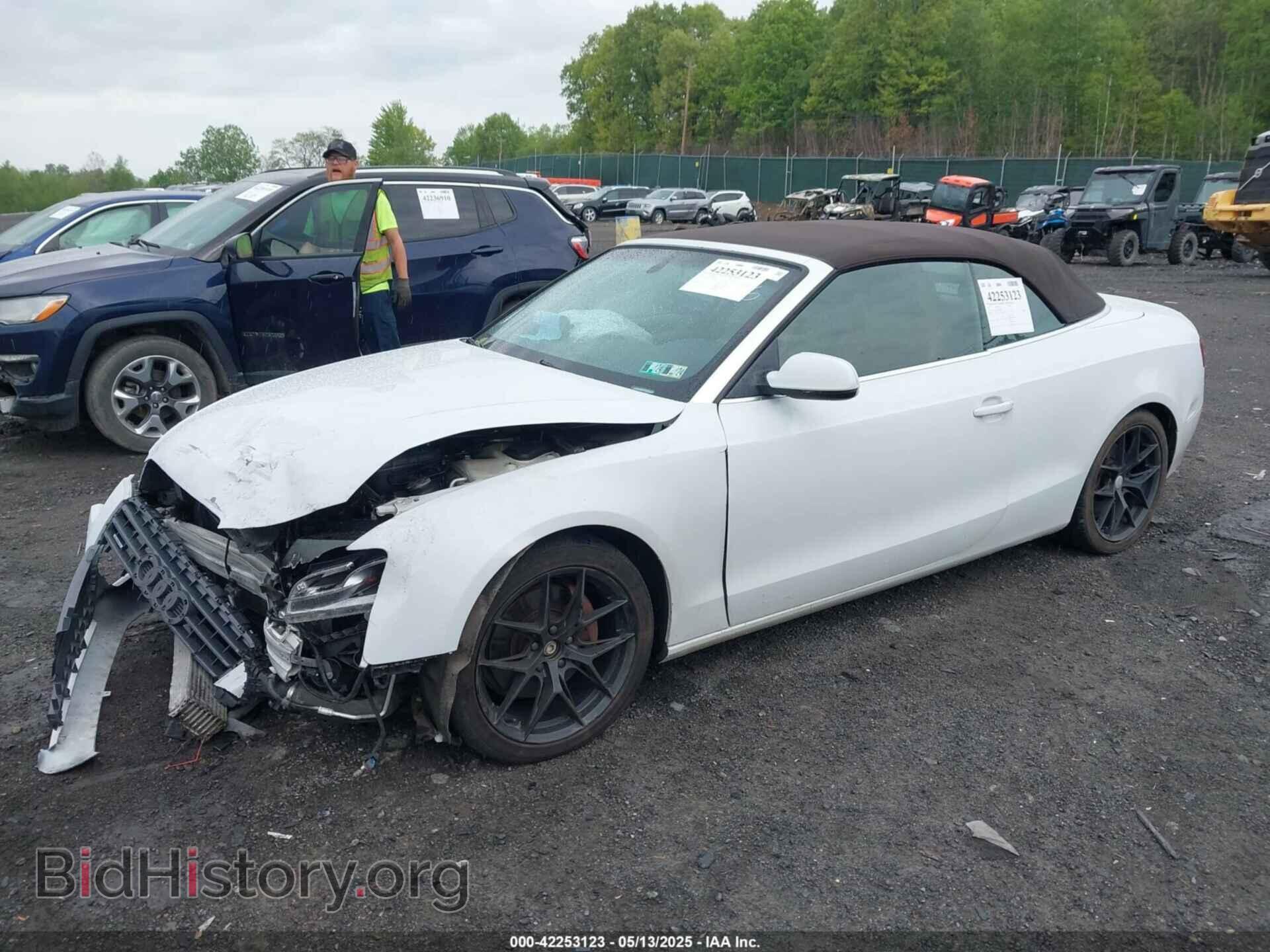 2012 AUDI A5 - VIN: WAULFAFH3CN003008 - Фото 2