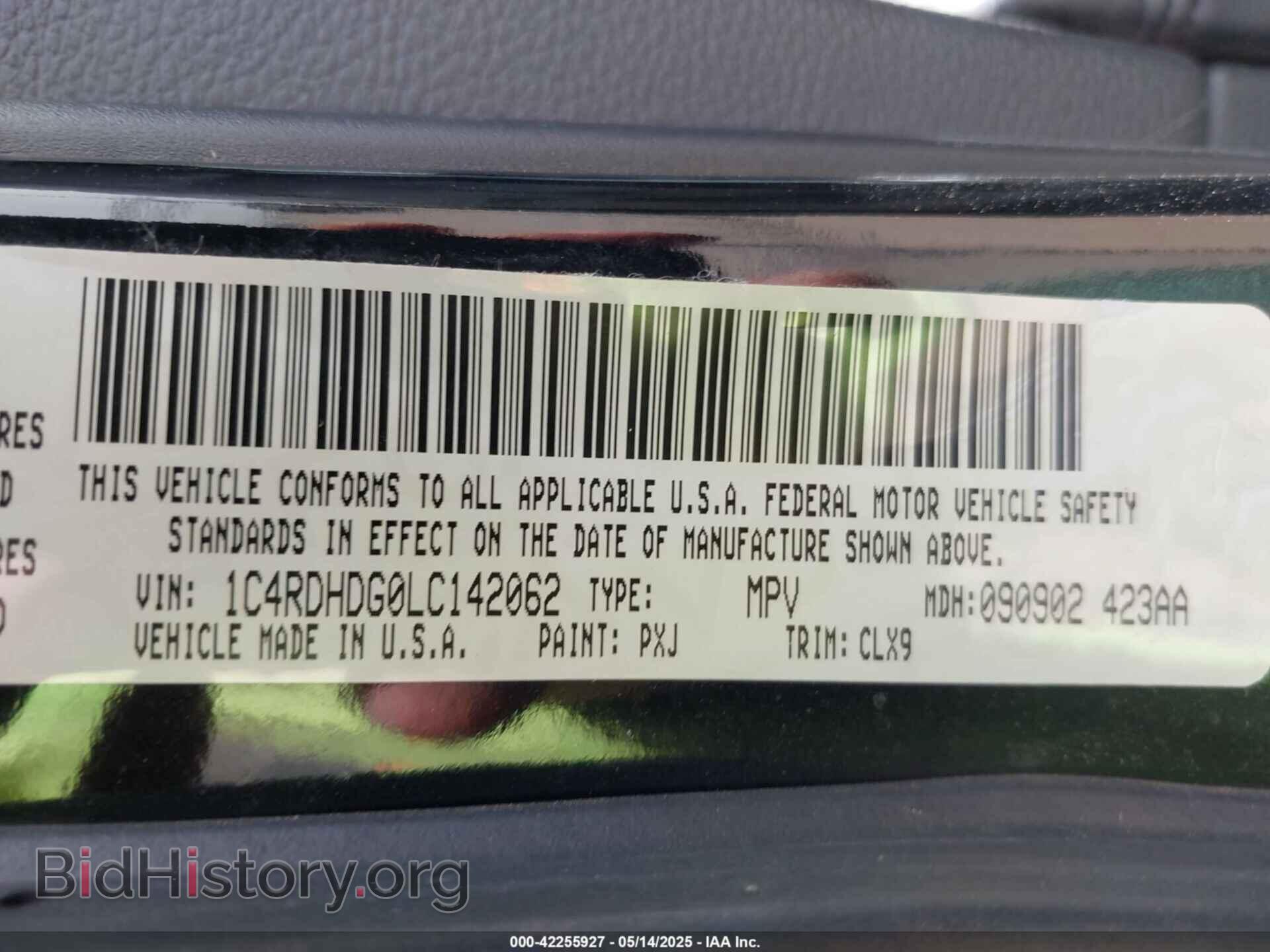 2020 DODGE DURANGO - VIN: 1C4RDHDG0LC142062 - Фото 9