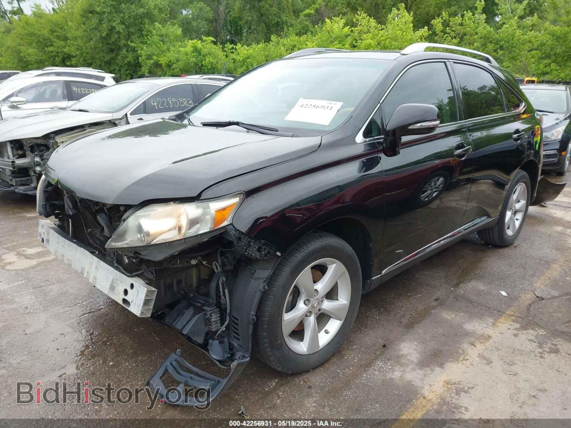 2010 LEXUS RX 350 - VIN: 2T2BK1BA0AC065402 - Фото 2
