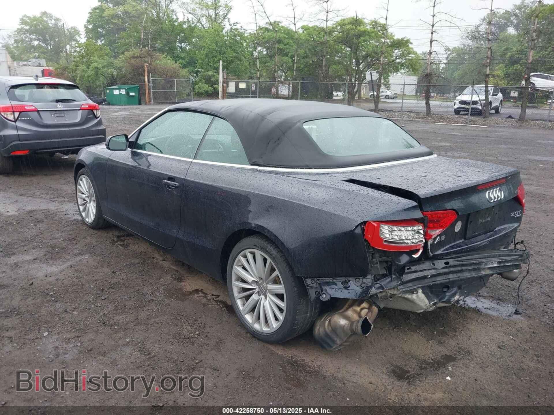 2012 AUDI A5 - VIN: WAULFAFH9CN002381 - Фото 3
