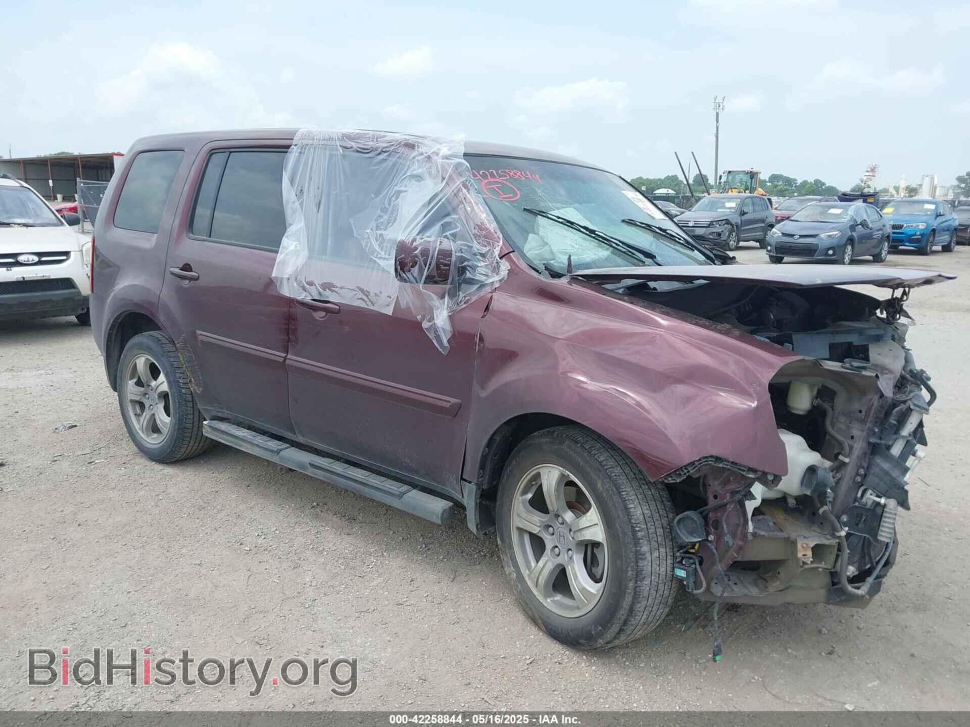 Photo 5FNYF4H59CB062513 - HONDA PILOT 2012