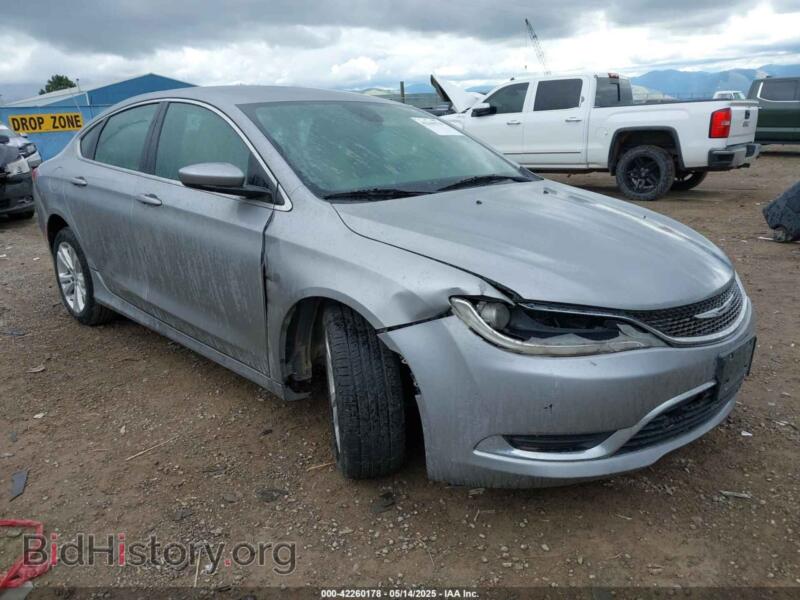 2015 Chrysler 200 Limited (VIN 1C3CCCAB9FN504472) — фото 1 из 17, IAAI, повреждение: передняя часть