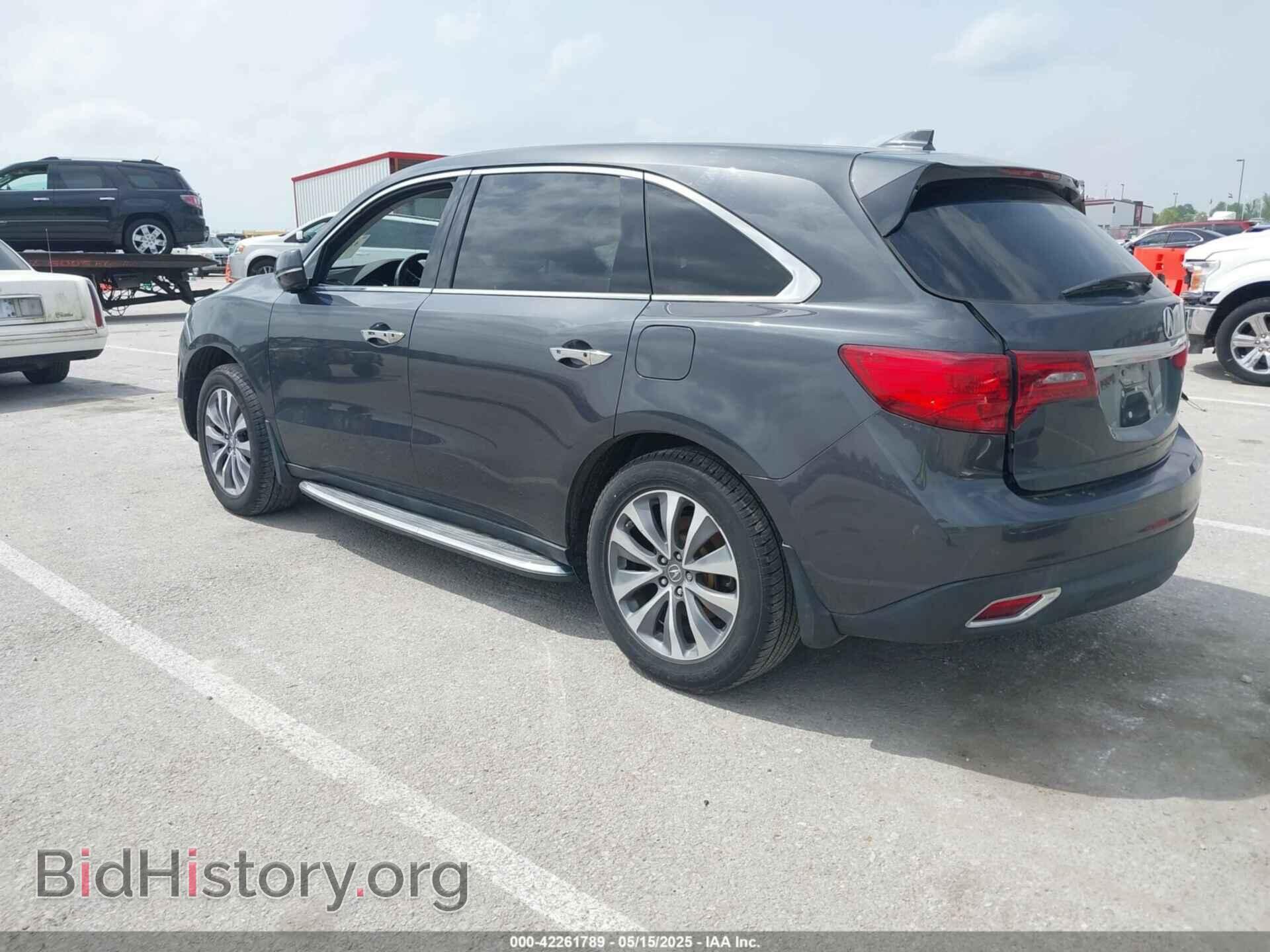 2014 ACURA MDX - VIN: 5FRYD4H44EB043446 - Фото 3