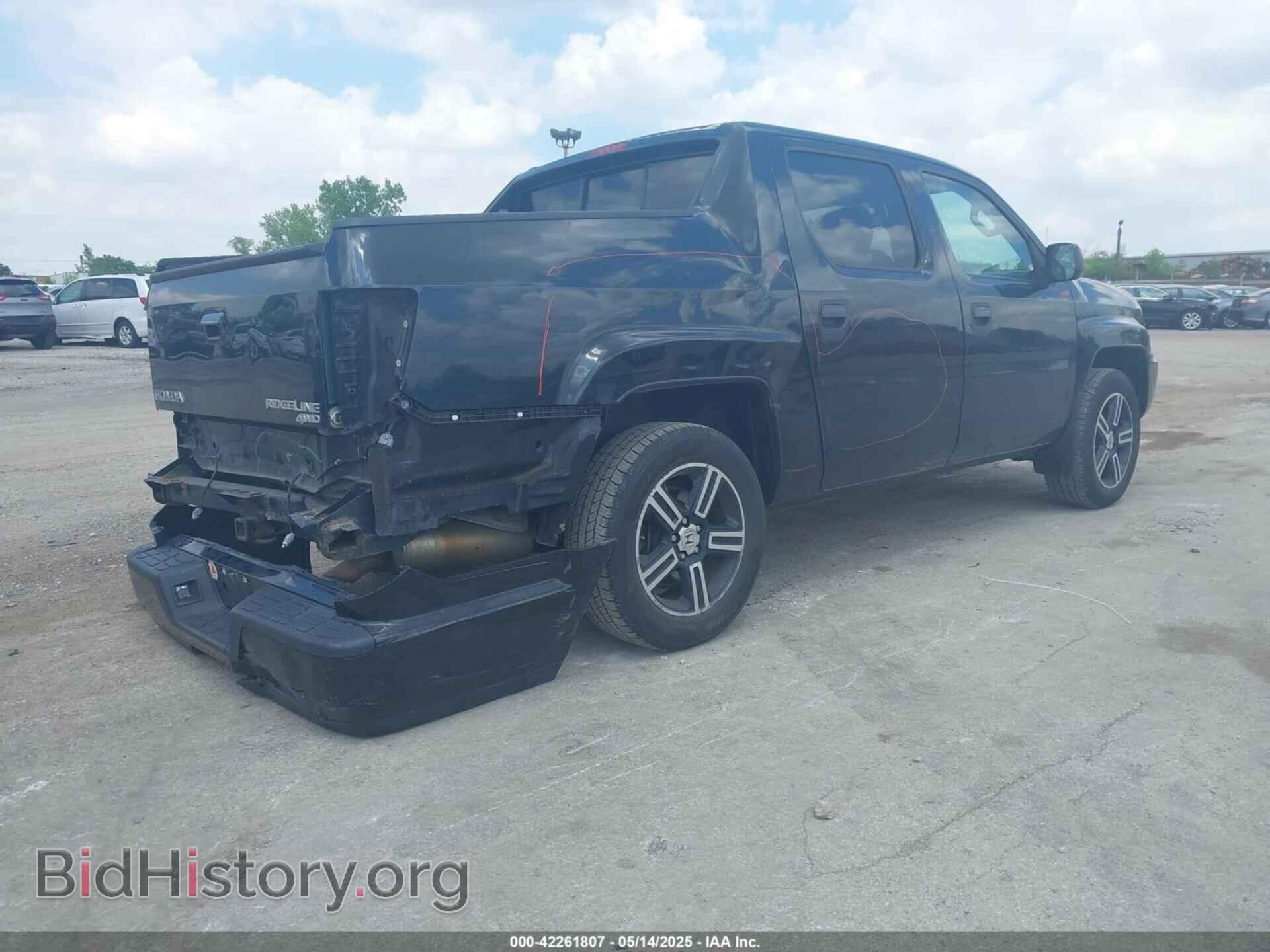 2013 HONDA RIDGELINE - VIN: 5FPYK1F70DB016382 - Фото 4