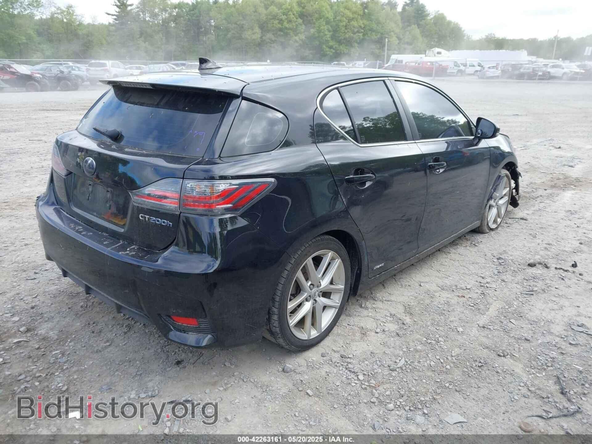 2014 LEXUS CT 200H - VIN: JTHKD5BH1E2204443 - Фото 4