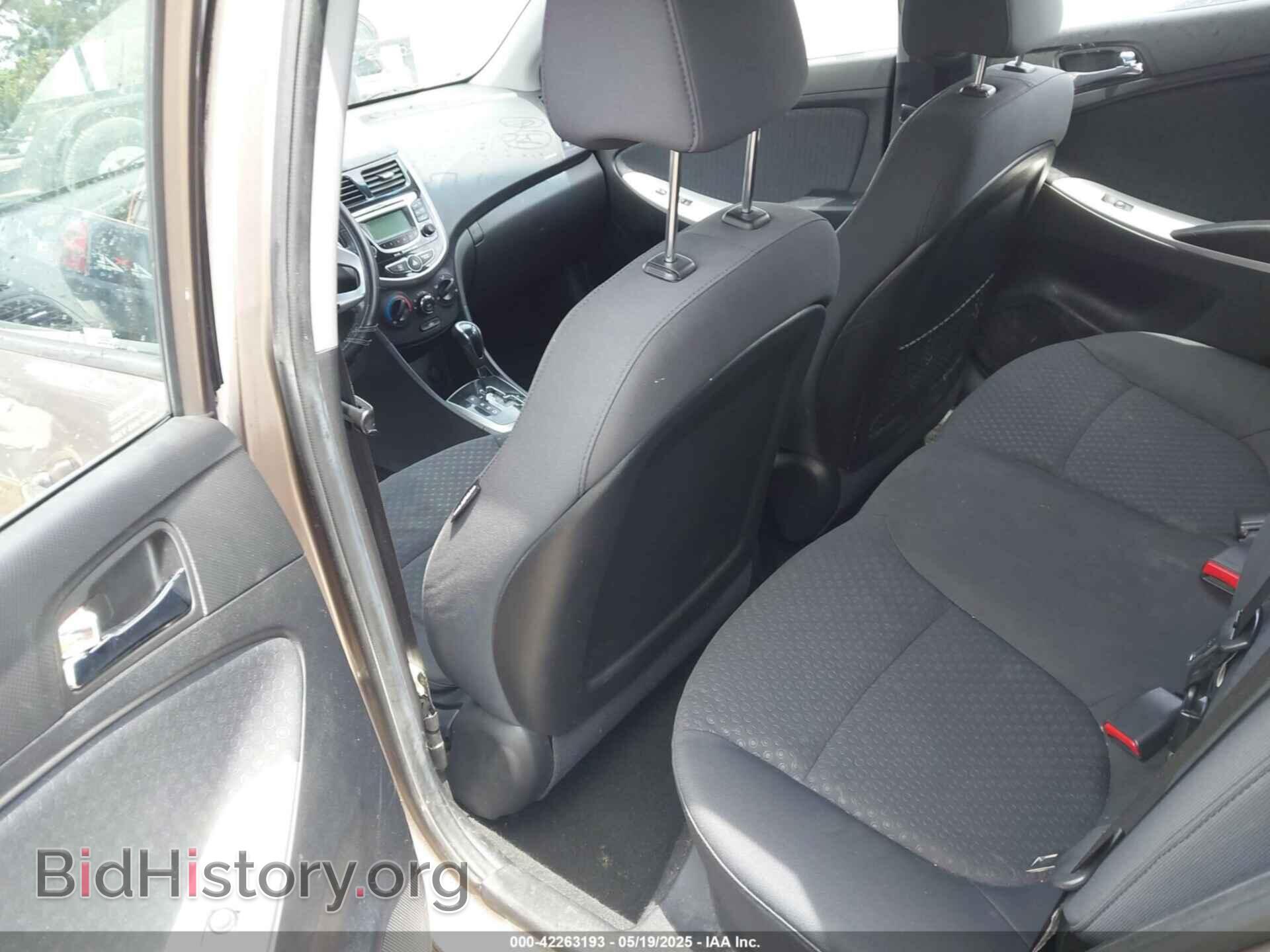 2012 HYUNDAI ACCENT - VIN: KMHCU5AE1CU006231 - Фото 8