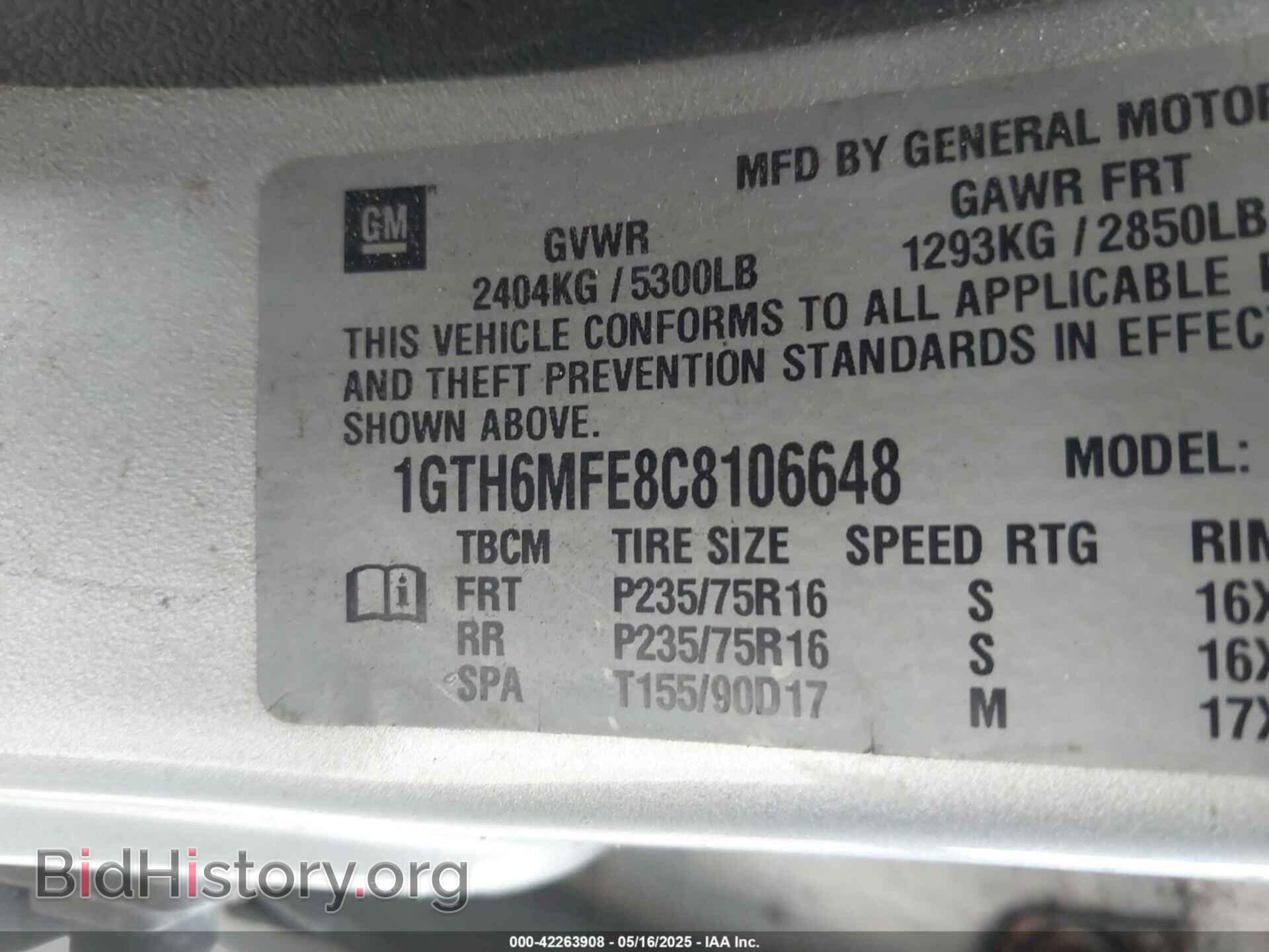 2012 GMC CANYON - VIN: 1GTH6MFE8C8106648 - Фото 9