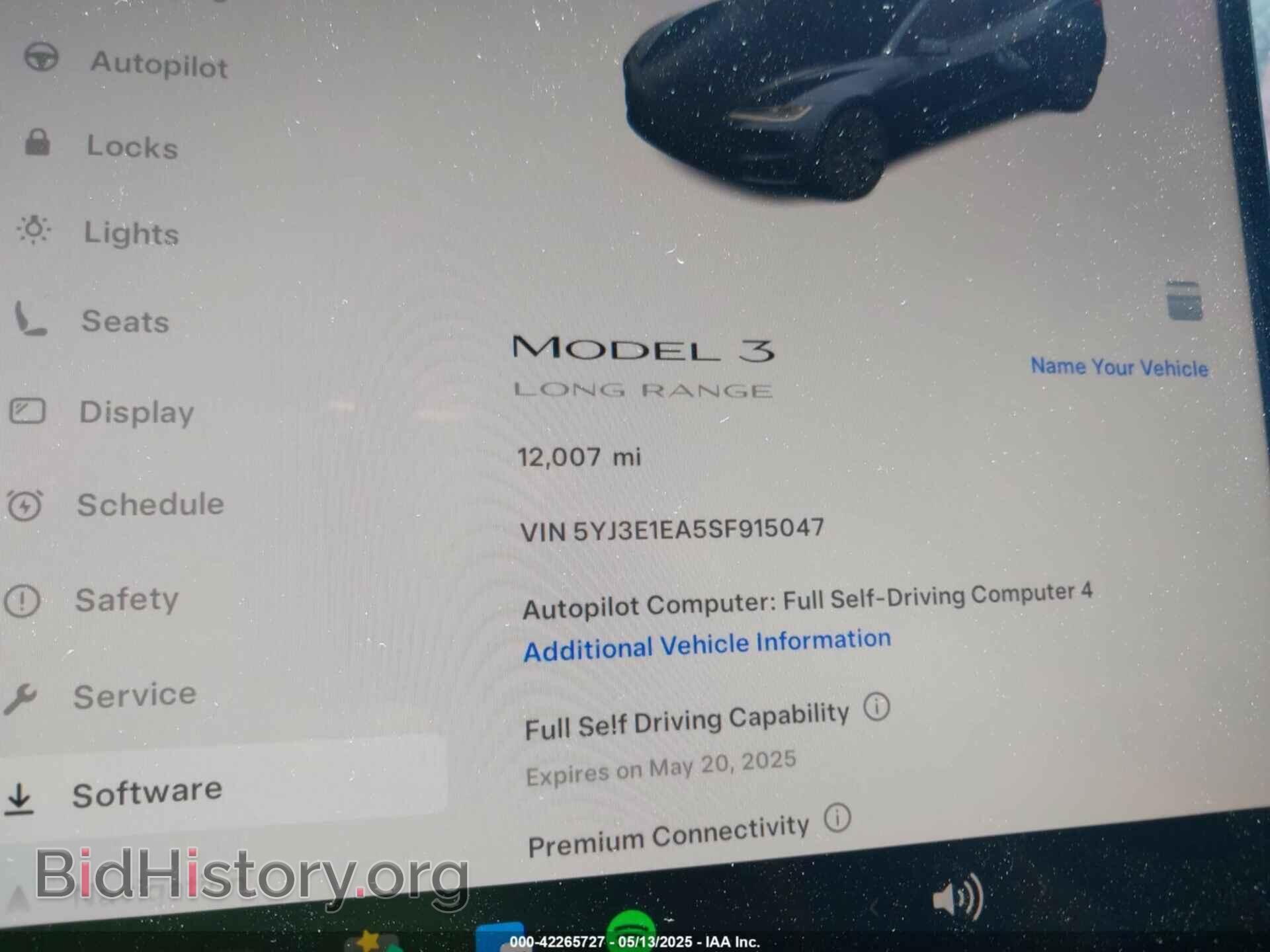 2025 TESLA MODEL 3 - VIN: 5YJ3E1EA5SF915047 - Фото 7