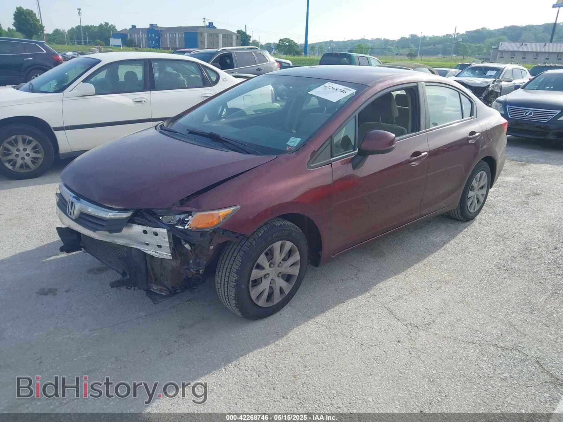 2012 HONDA CIVIC - VIN: JHMFB2F57CS003648 - Фото 2