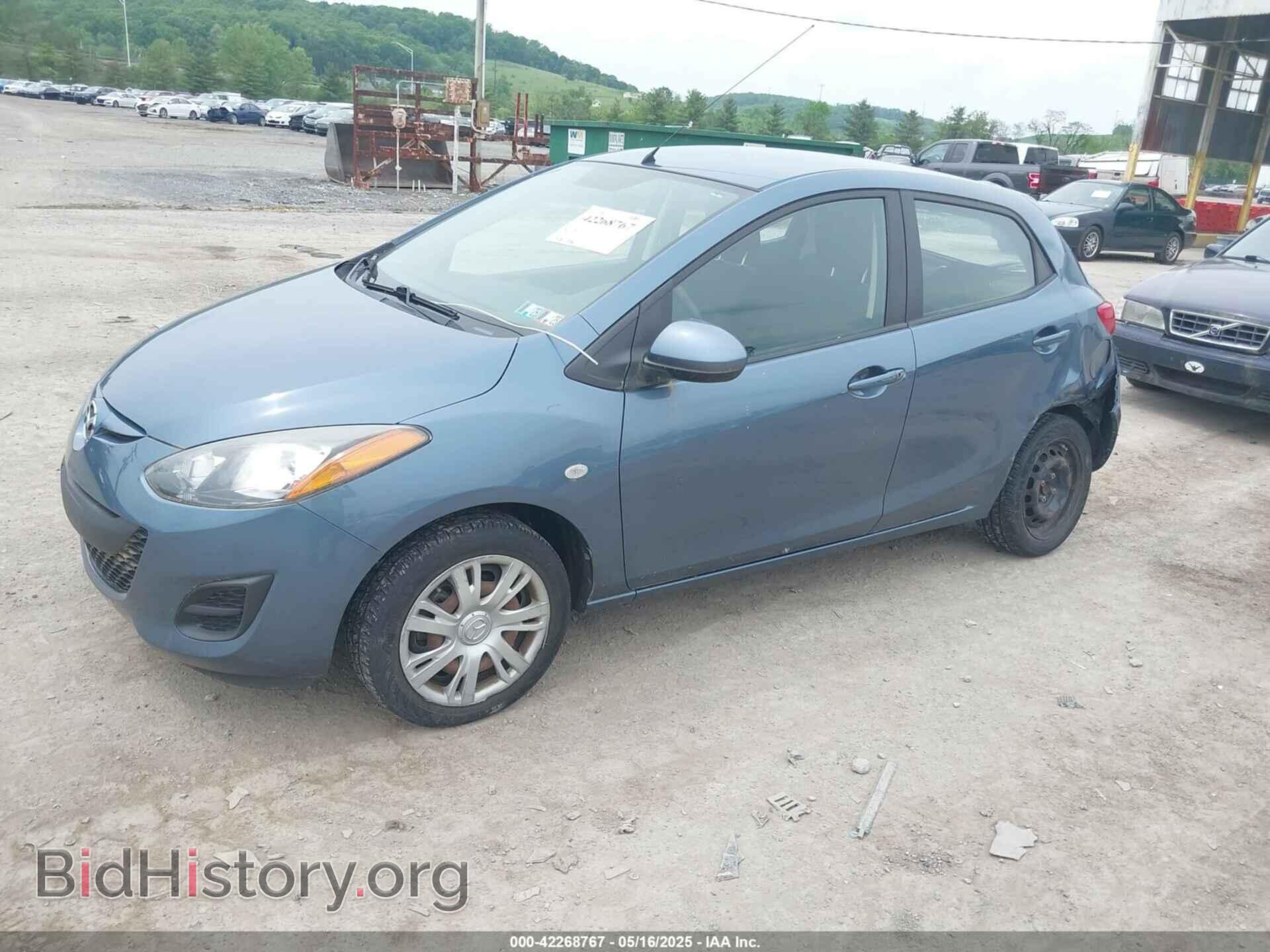 2014 MAZDA MAZDA2 - VIN: JM1DE1KZ2E0176480 - Фото 2