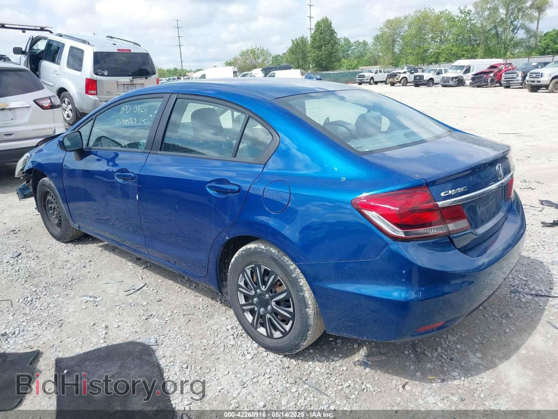 2014 HONDA CIVIC - VIN: 19XFB2F58EE006470 - Фото 3