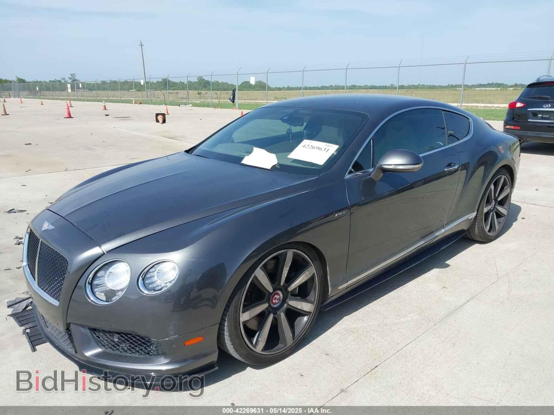 2014 BENTLEY CONTINENTAL GT - VIN: SCBFH7ZA3EC096853 - Фото 2