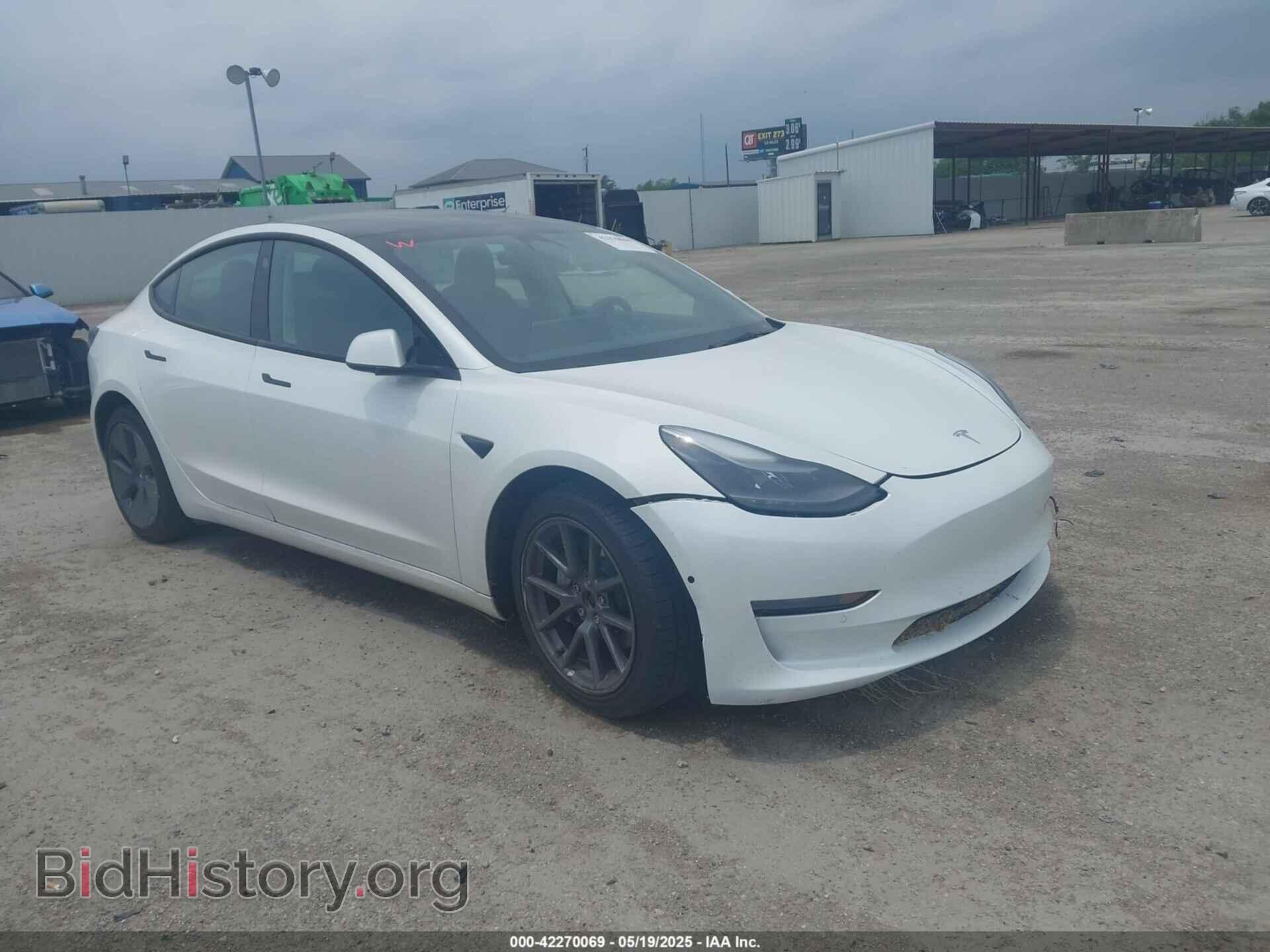 Фотография 5YJ3E1EB4NF276415 - TESLA MODEL 3 2022