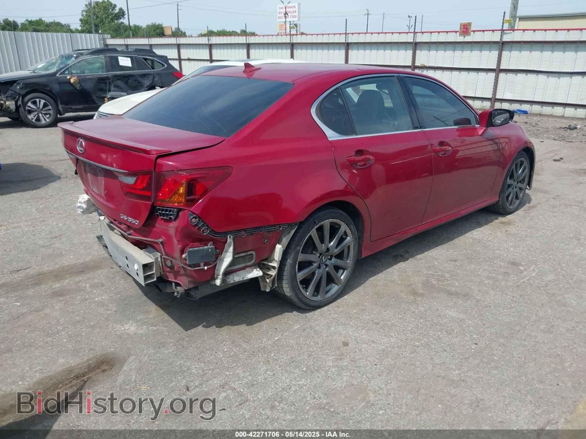 2013 LEXUS GS 350 - VIN: JTHBE1BL3D5020256 - Фото 4