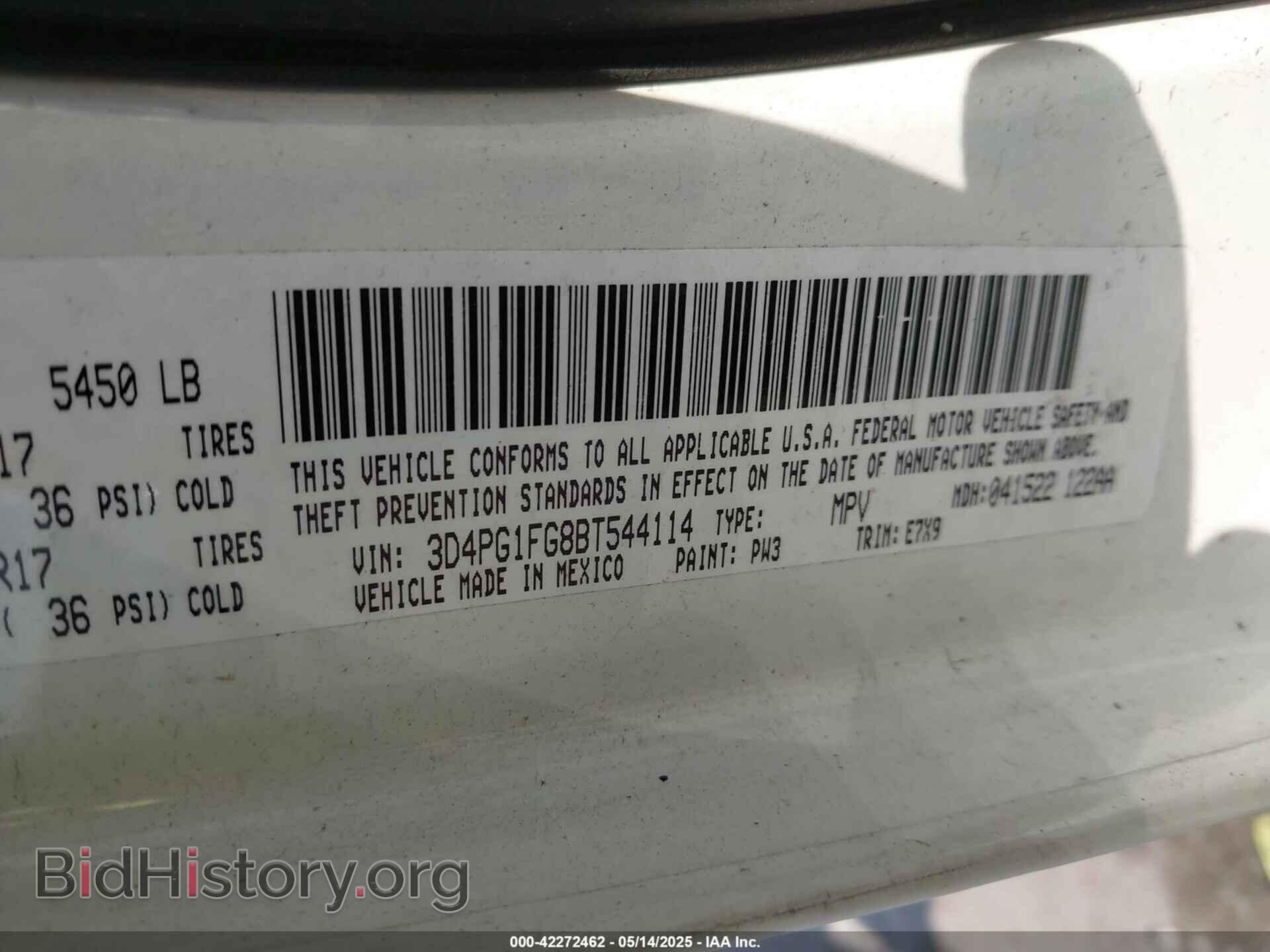 2012 DODGE JOURNEY - VIN: 3C4PDCAB5CT230077 - Фото 9
