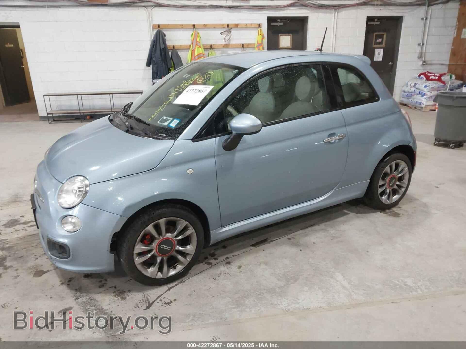 2015 FIAT 500 - VIN: 3C3CFFBR9FT624227 - Фото 2