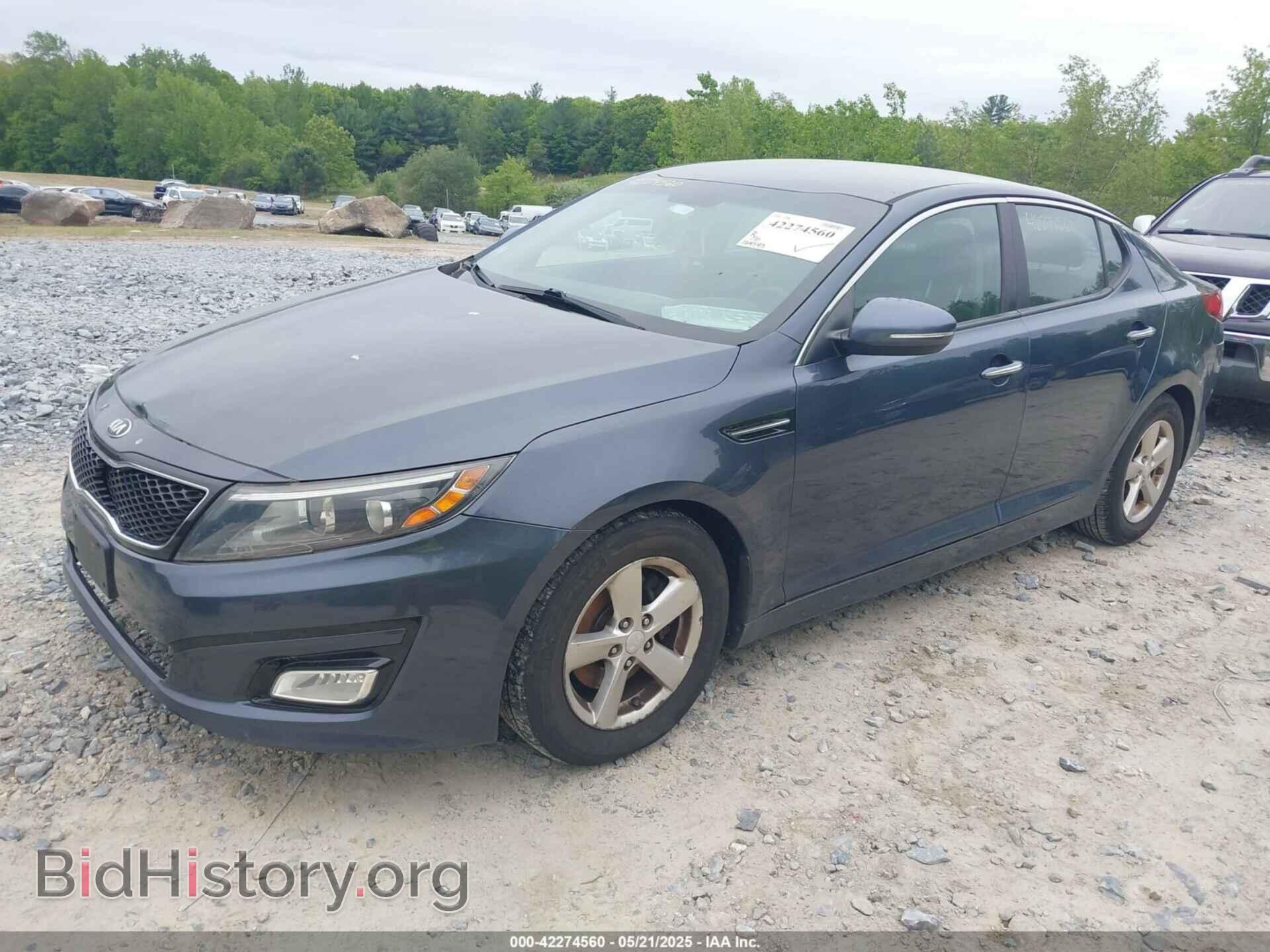 2015 KIA OPTIMA - VIN: KNAGM4A79F5600546 - Фото 2