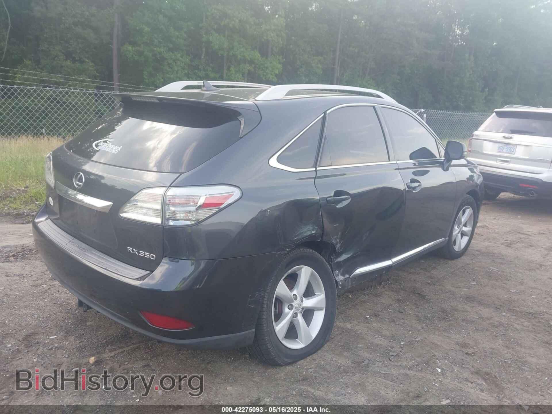 2011 LEXUS RX 350 - VIN: 2T2BK1BA1BC092805 - Фото 4