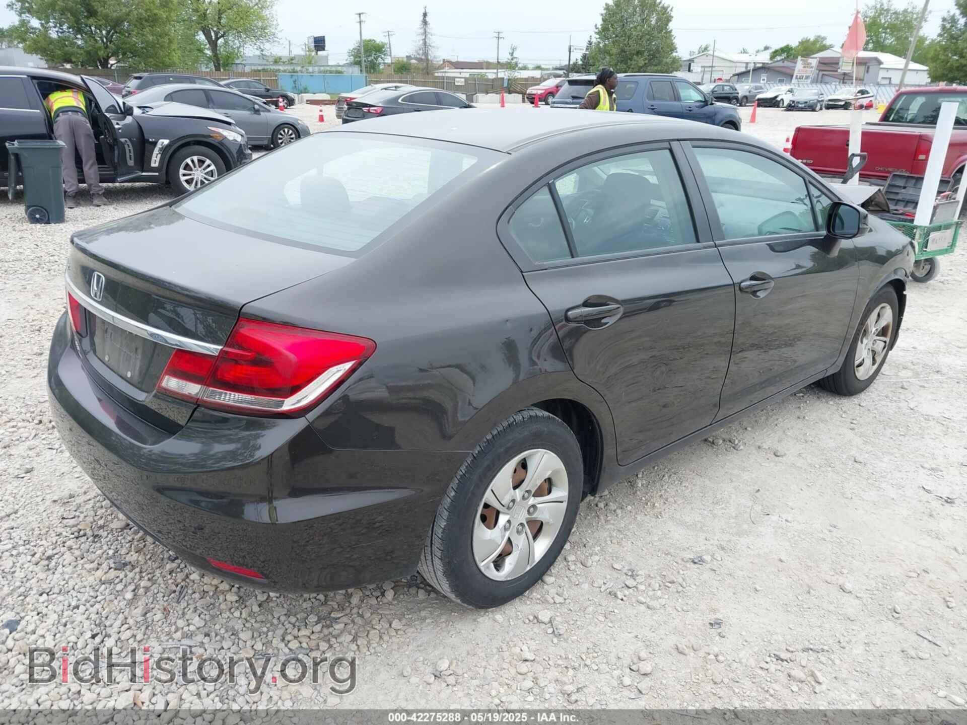 2013 HONDA CIVIC - VIN: 19XFB2F53DE015480 - Фото 4
