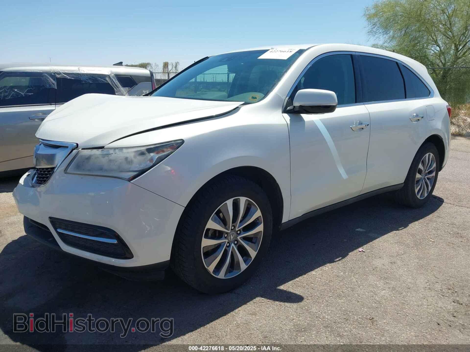 2014 ACURA MDX - VIN: 5FRYD3H42EB012691 - Фото 2