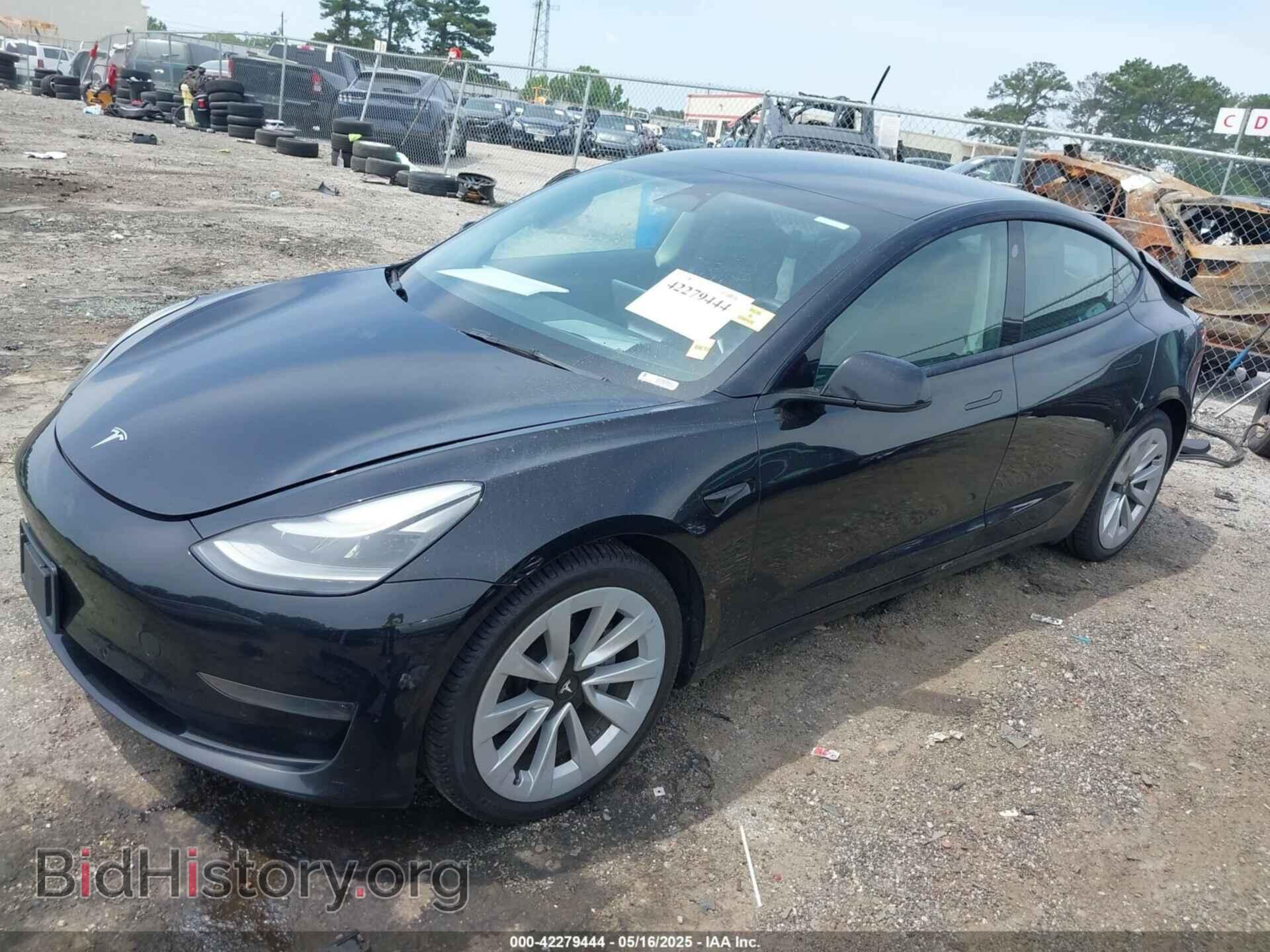 2022 TESLA MODEL 3 - VIN: 5YJ3E1EA1NF187246 - Фото 2