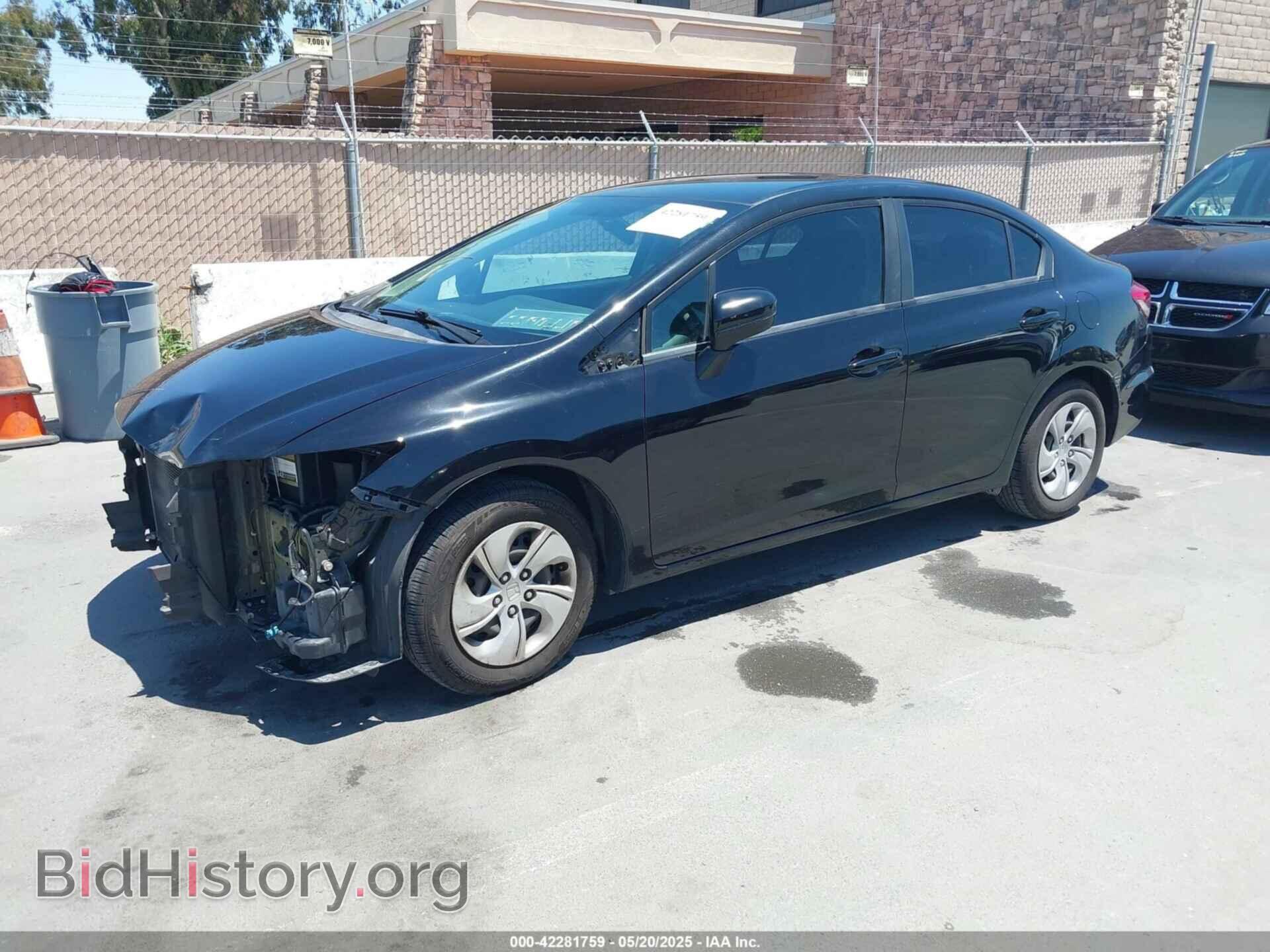 2015 HONDA CIVIC - VIN: 2HGFB2F50FH557631 - Фото 2