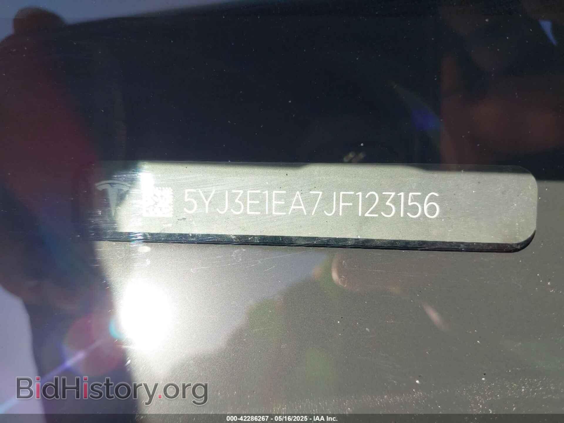 2018 TESLA MODEL 3 - VIN: 5YJ3E1EA7JF123156 - Фото 9