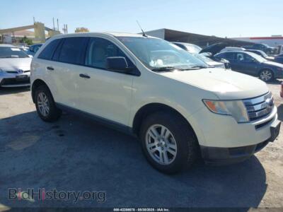 2008 Ford EDGE SE, cream — VIN 2FMDK36C48BB49743, IAAI