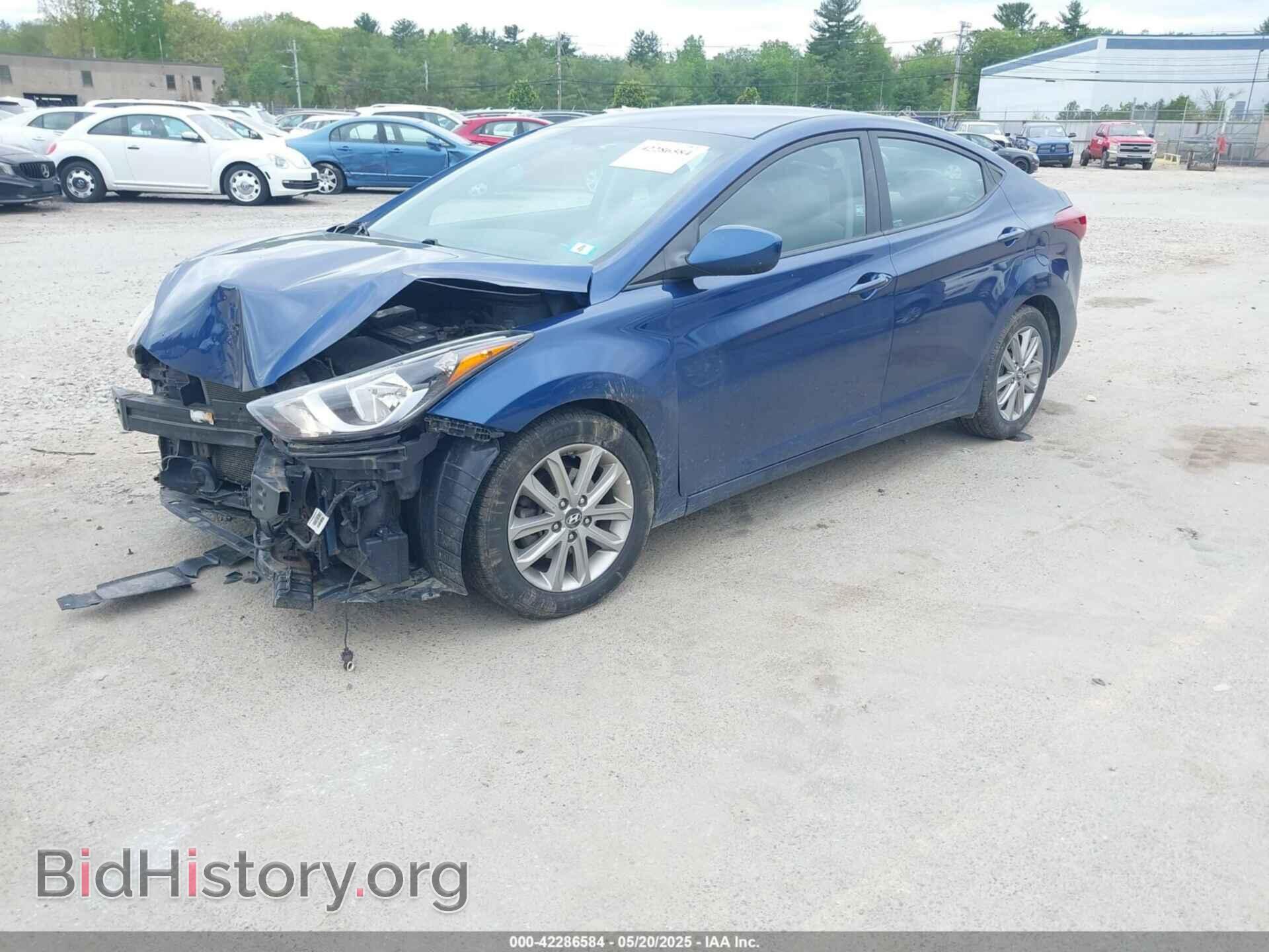 2016 HYUNDAI ELANTRA - VIN: 5NPDH4AE7GH723708 - Photo 2