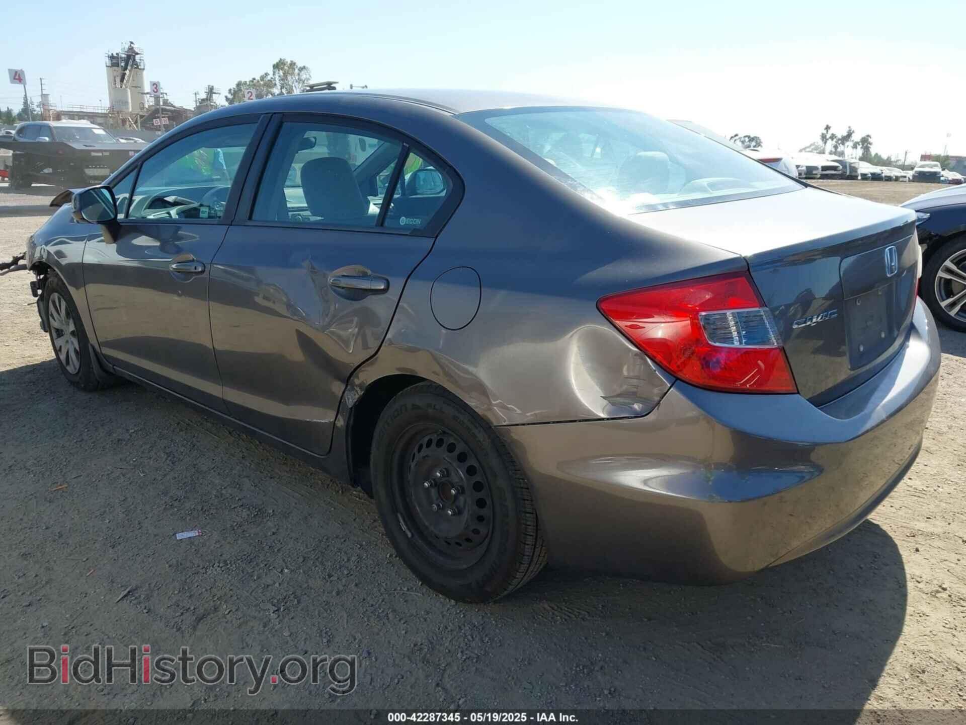 2012 HONDA CIVIC - VIN: 19XFB2F55CE349914 - Фото 3