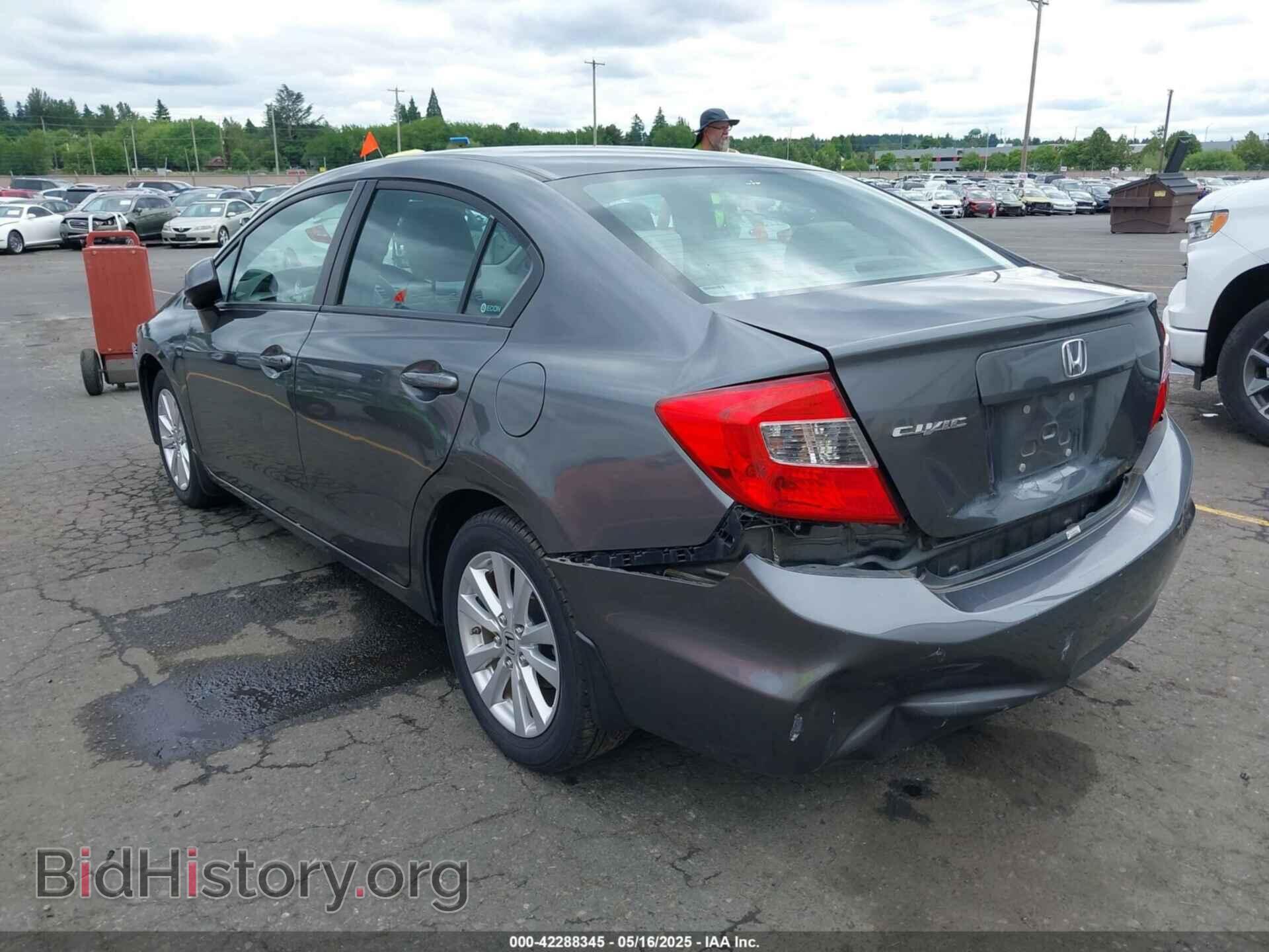 2012 HONDA CIVIC - VIN: 19XFB2F82CE370763 - Фото 3