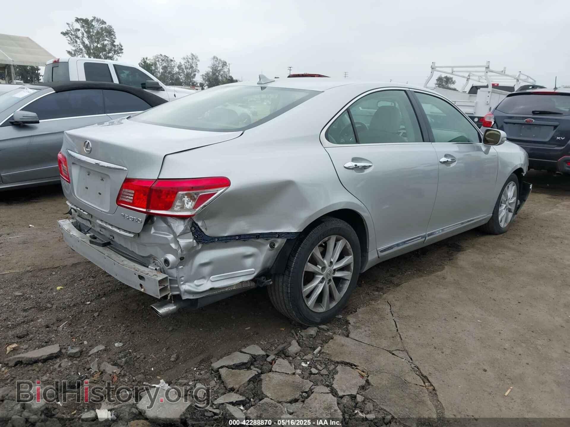 2012 LEXUS ES 350 - VIN: JTHBK1EG3C2486258 - Фото 4