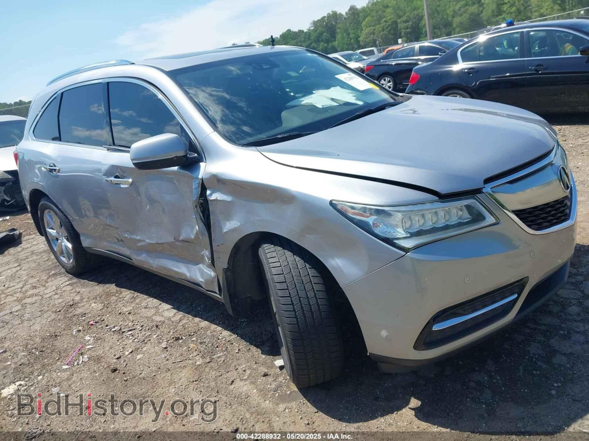 Photo 5FRYD3H9XGB016390 - ACURA MDX 2016