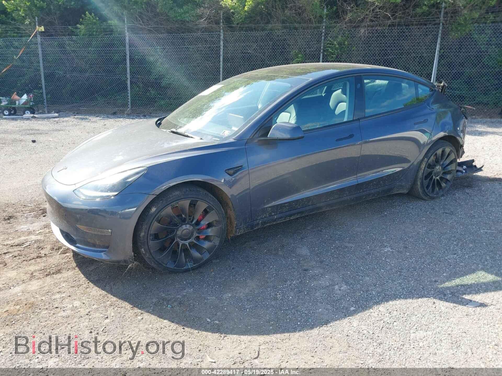2023 TESLA MODEL 3 - VIN: 5YJ3E1ECXPF482320 - Фото 2