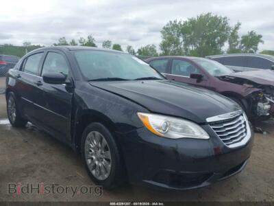 2012 Chrysler 200 LX, black — VIN 1C3CCBAB4CN190543, IAAI